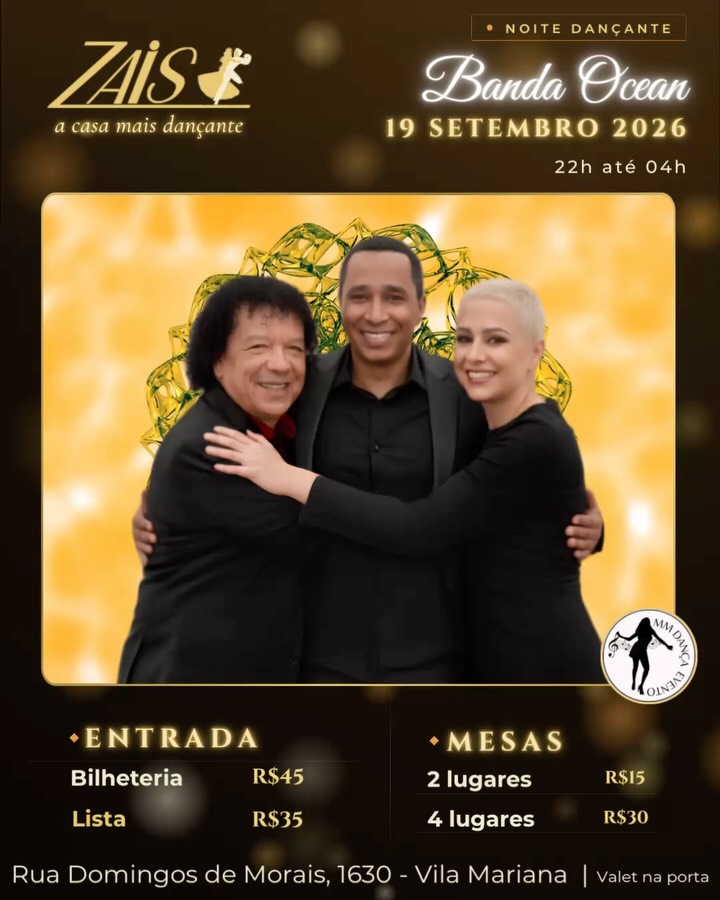 Noite Dançante com a Banda Ocean — Vila Mariana