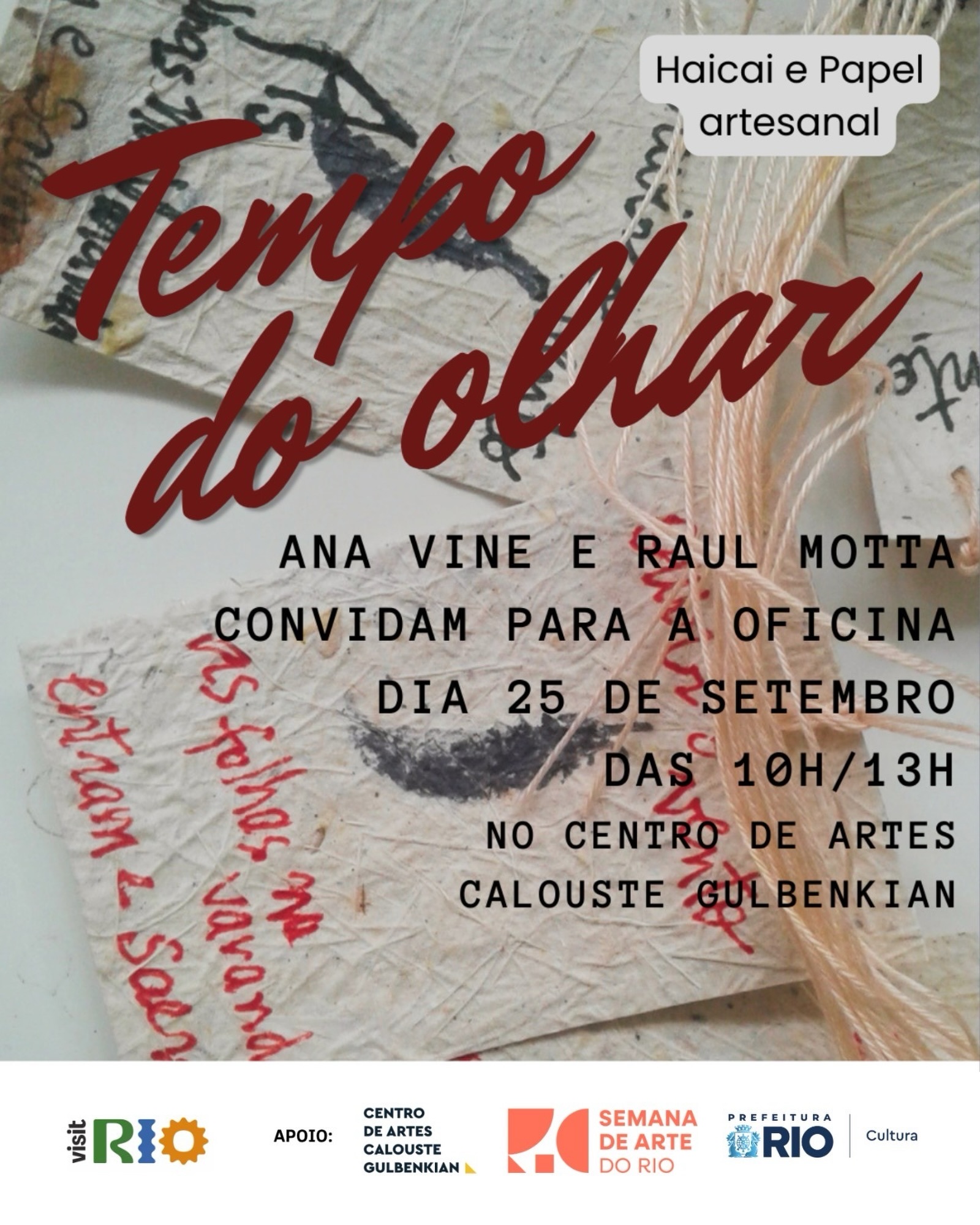 Oficina de Haicai — Centro de Artes Calouste Gulbenkian, Rio de Janeiro