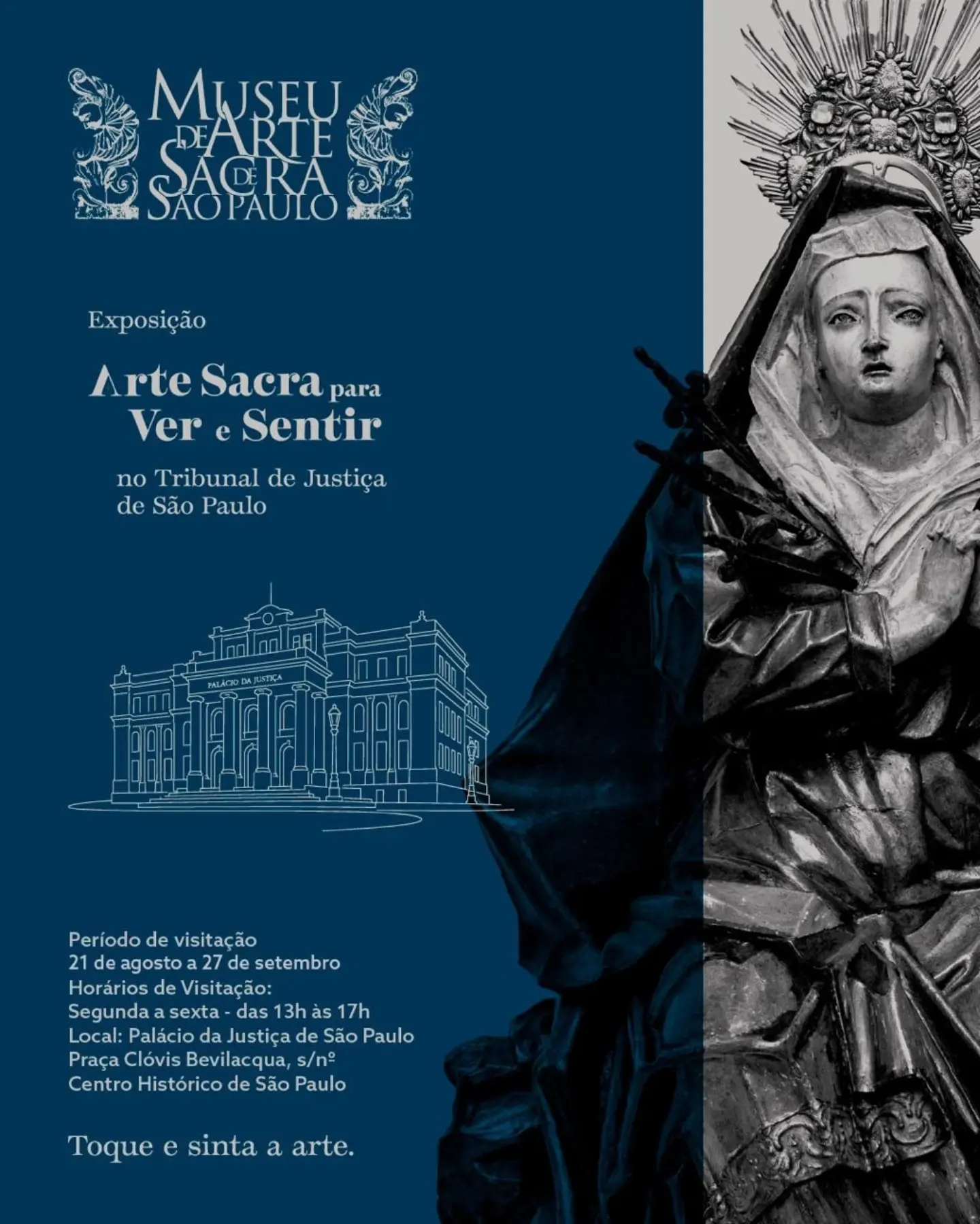 Arte Sacra Para Ver e Sentir — Museu de Arte Sacra, Bom Retiro, São Paulo