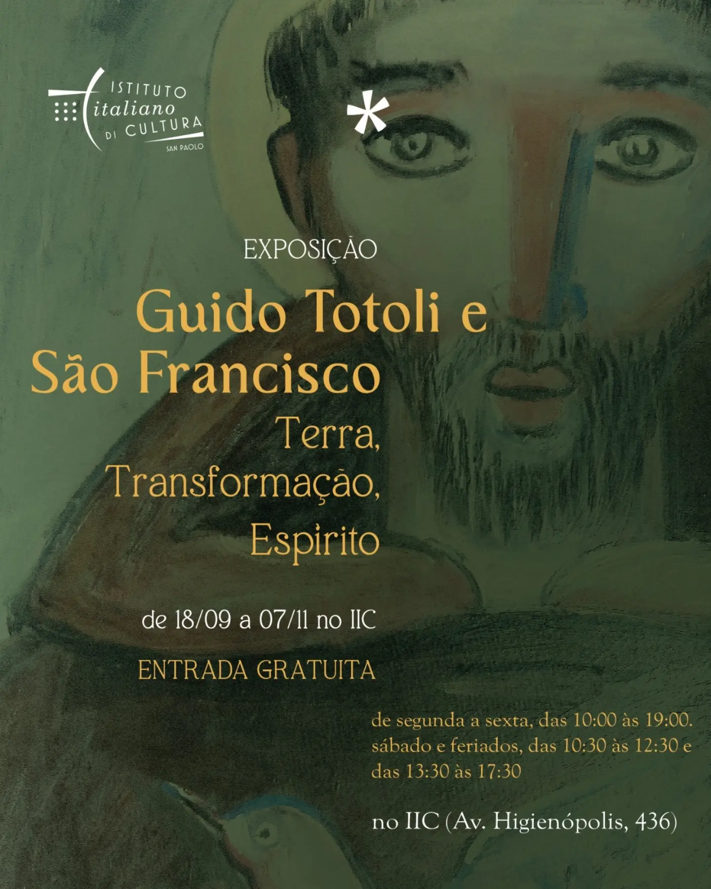 Guido Totoli e São Francisco. Terra, Transformação, Espírito