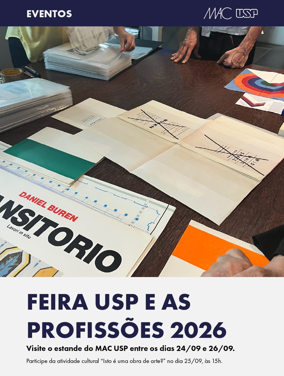 Feira USP e as Profissões - Estande MAC USP