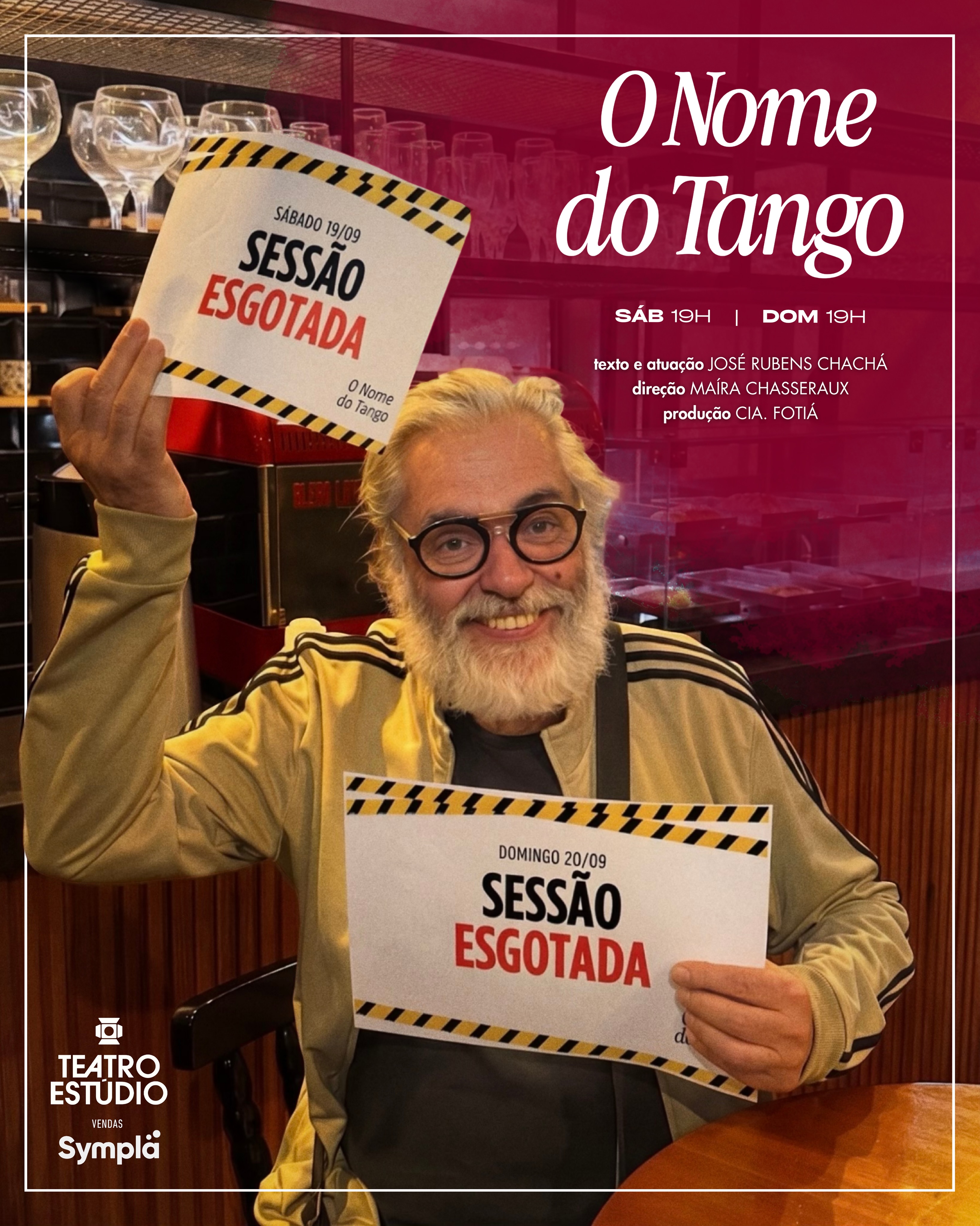 O Nome do Tango — Teatro Estúdio, Santa Cecília, São Paulo