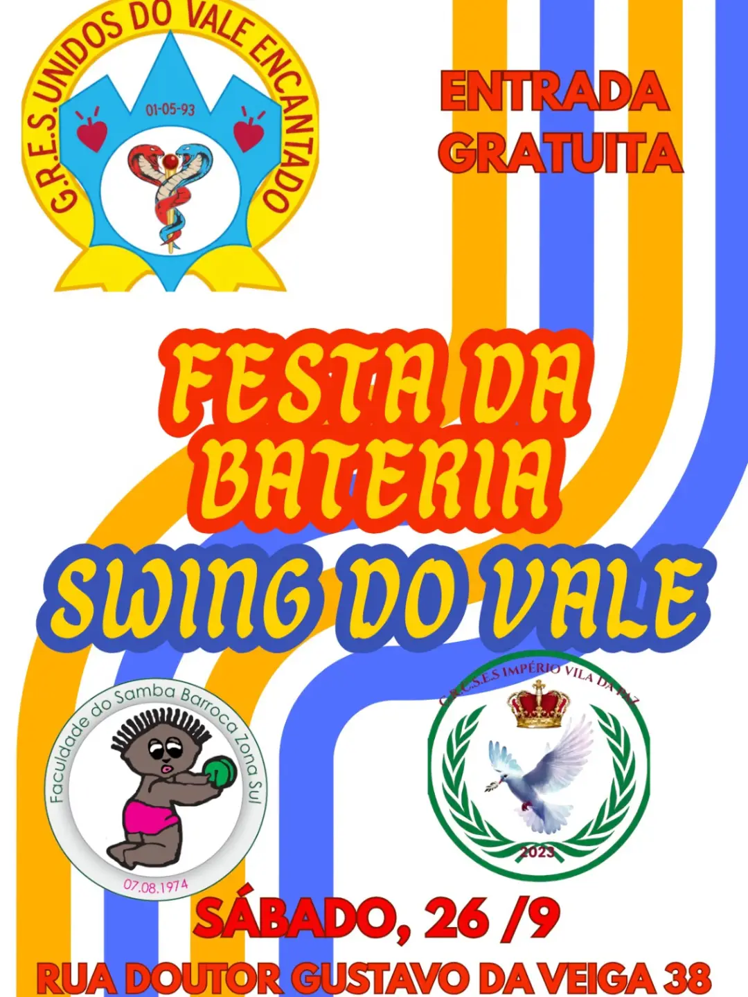 Festa da Bateria Swing do Vale — Gres Unidos Do Vale Encantado, Cidade Ademar, São Paulo