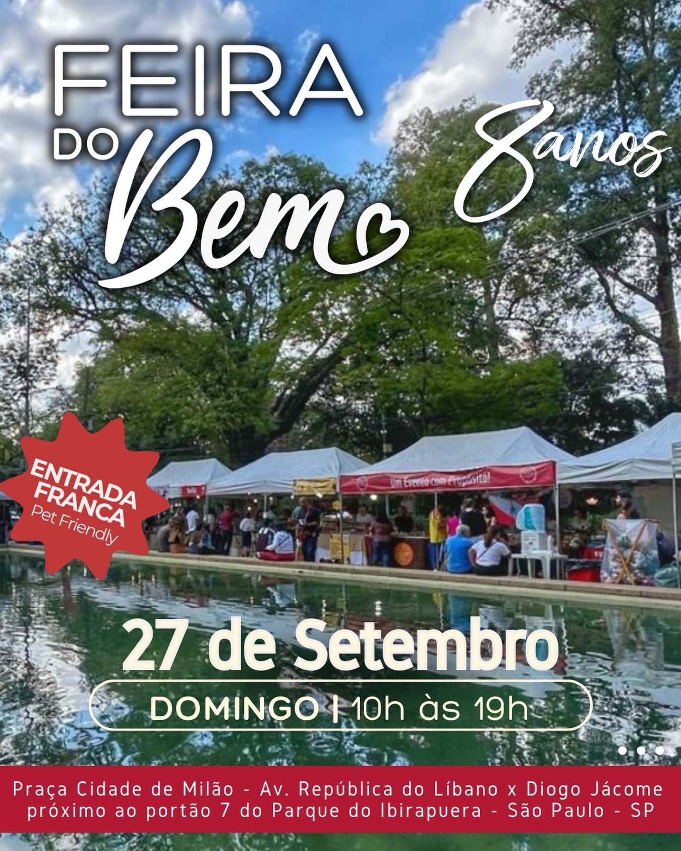08 Anos da Feira do Bem — Feira do Bem, Vila Mariana, São Paulo