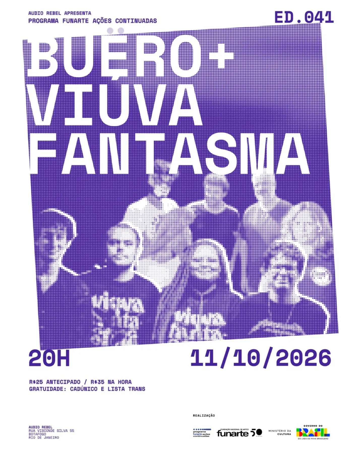 Buero + Viúva Fantasma na Audio Rebel — Audio Rebel, Botafogo, Rio de Janeiro