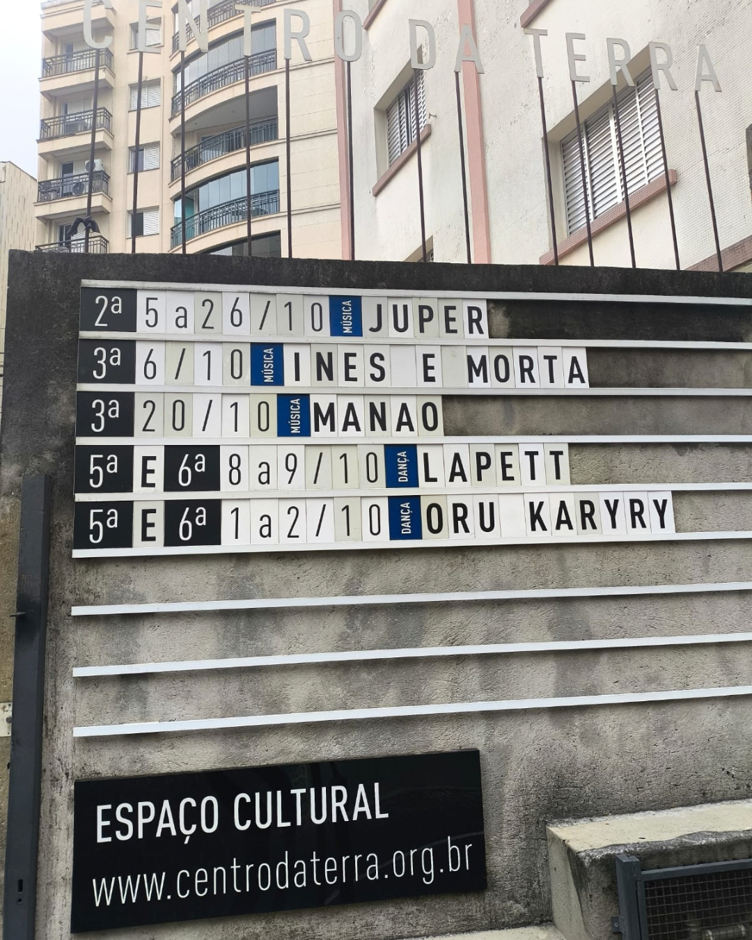 JUPER: EM CARÁTER EXPERIMENTAL — Centro da Terra, Perdizes, São Paulo