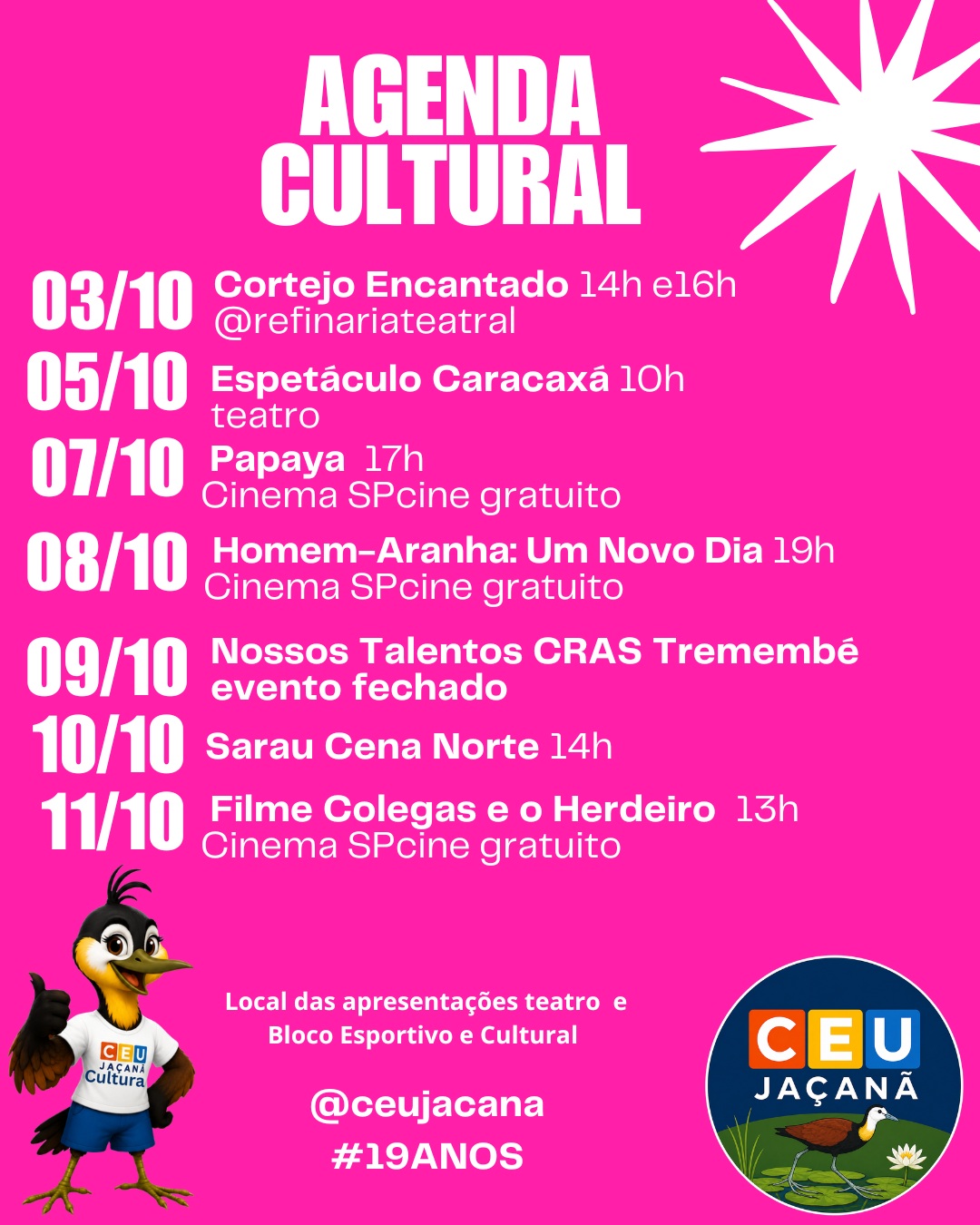 Sarau Cena Norte — CEU Jaçanã, Jaçanã, São Paulo