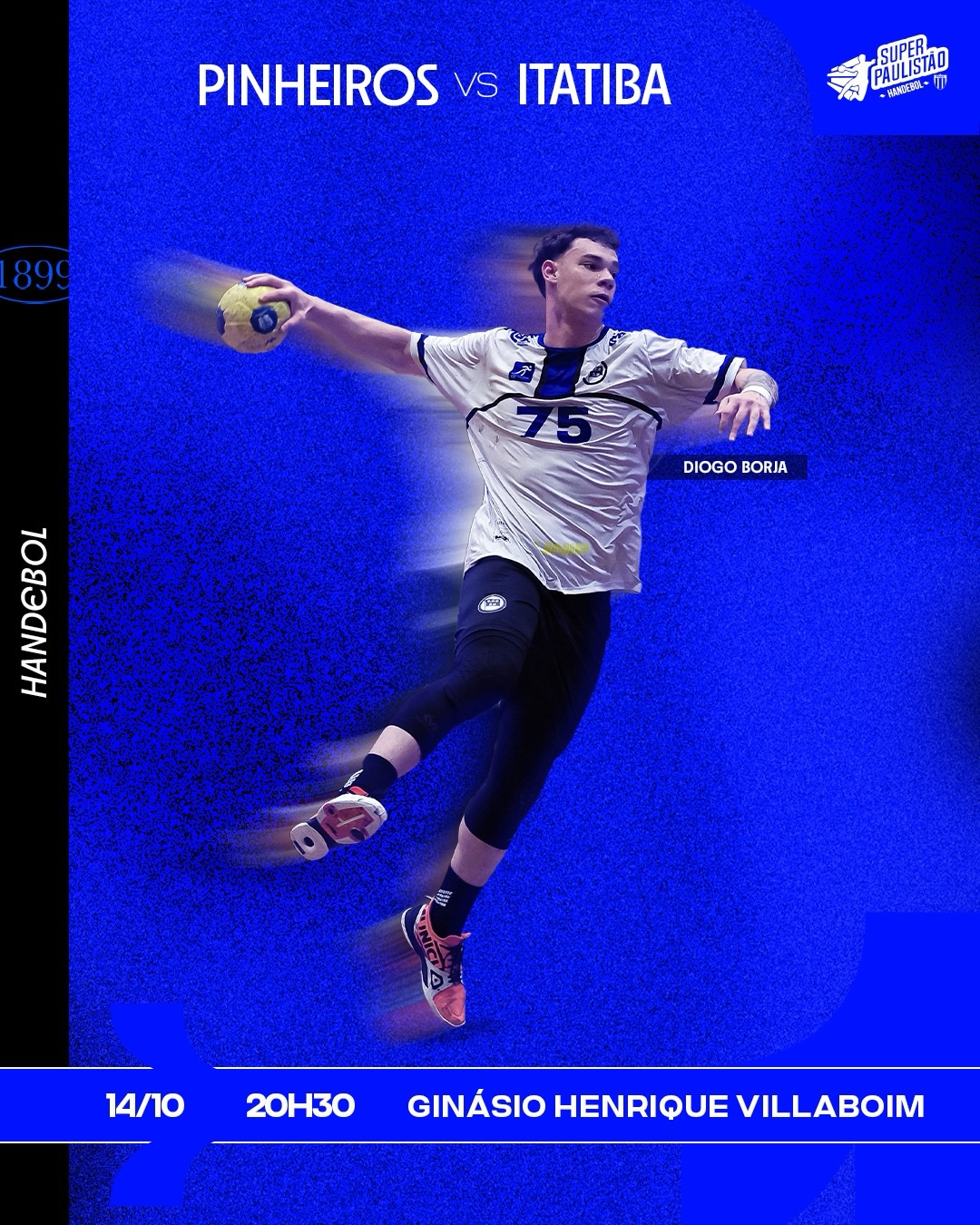 Super Paulistão de Handebol - ECP Pinheiros x Itatiba — Esporte Clube Pinheiros, Pinheiros, São Paulo