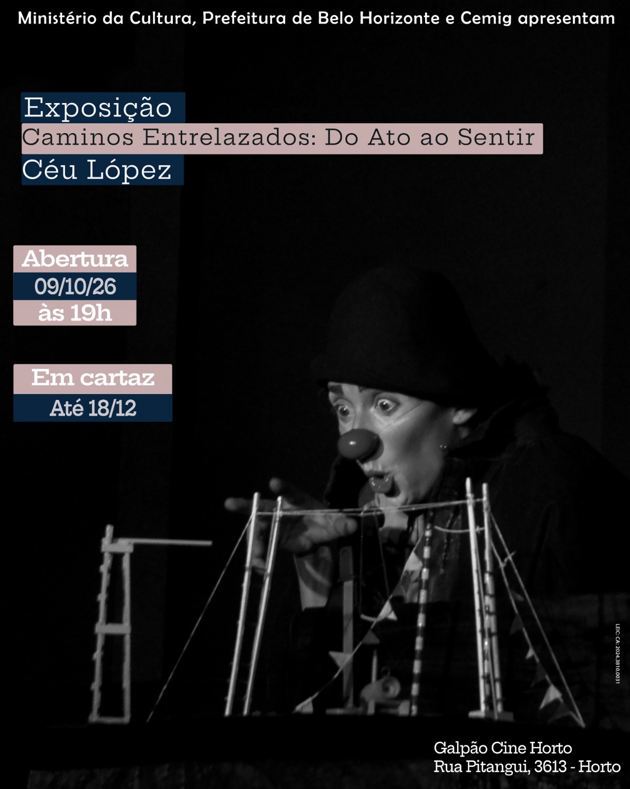 Exposição "Caminos Entrelazados: Do Ato ao Sentir" de Céu López