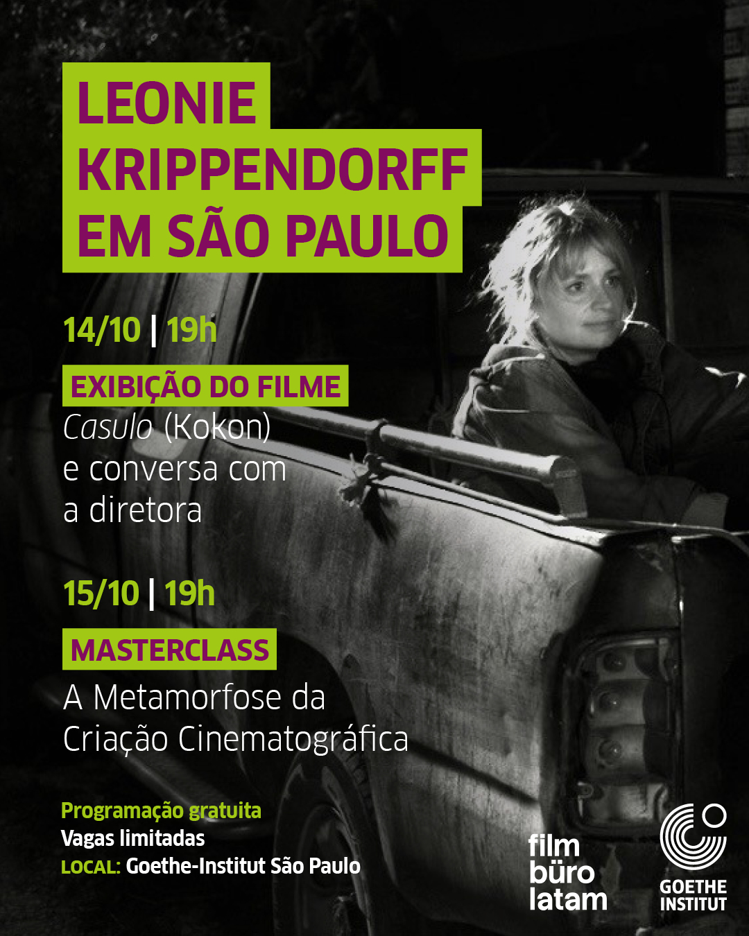 Exibição de Casulo (Kokon) + bate-papo com Leonie Krippendorff — Goethe-Institut São Paulo, Pinheiros, São Paulo