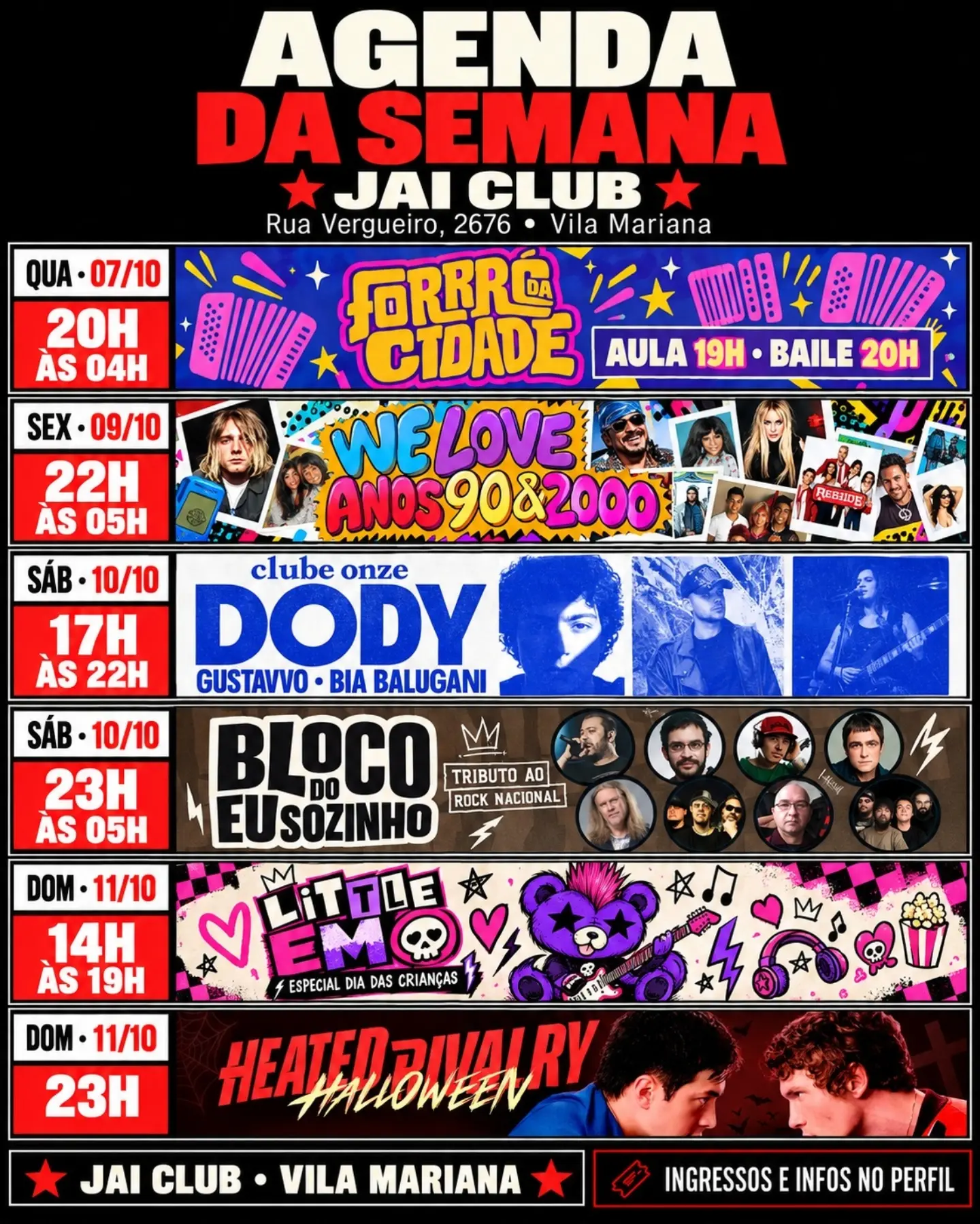 Little Emo - Especial Dia das Crianças — Jai Club, Vila Mariana, São Paulo
