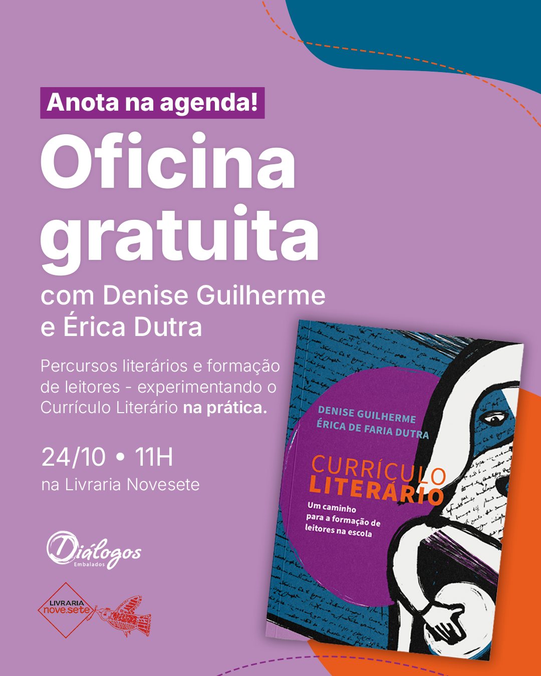 Oficina com Denise Guilherme e Érica Dutra