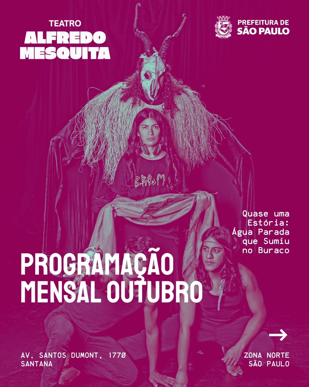 Água Parada — Teatro Alfredo Mesquita, Santana, São Paulo