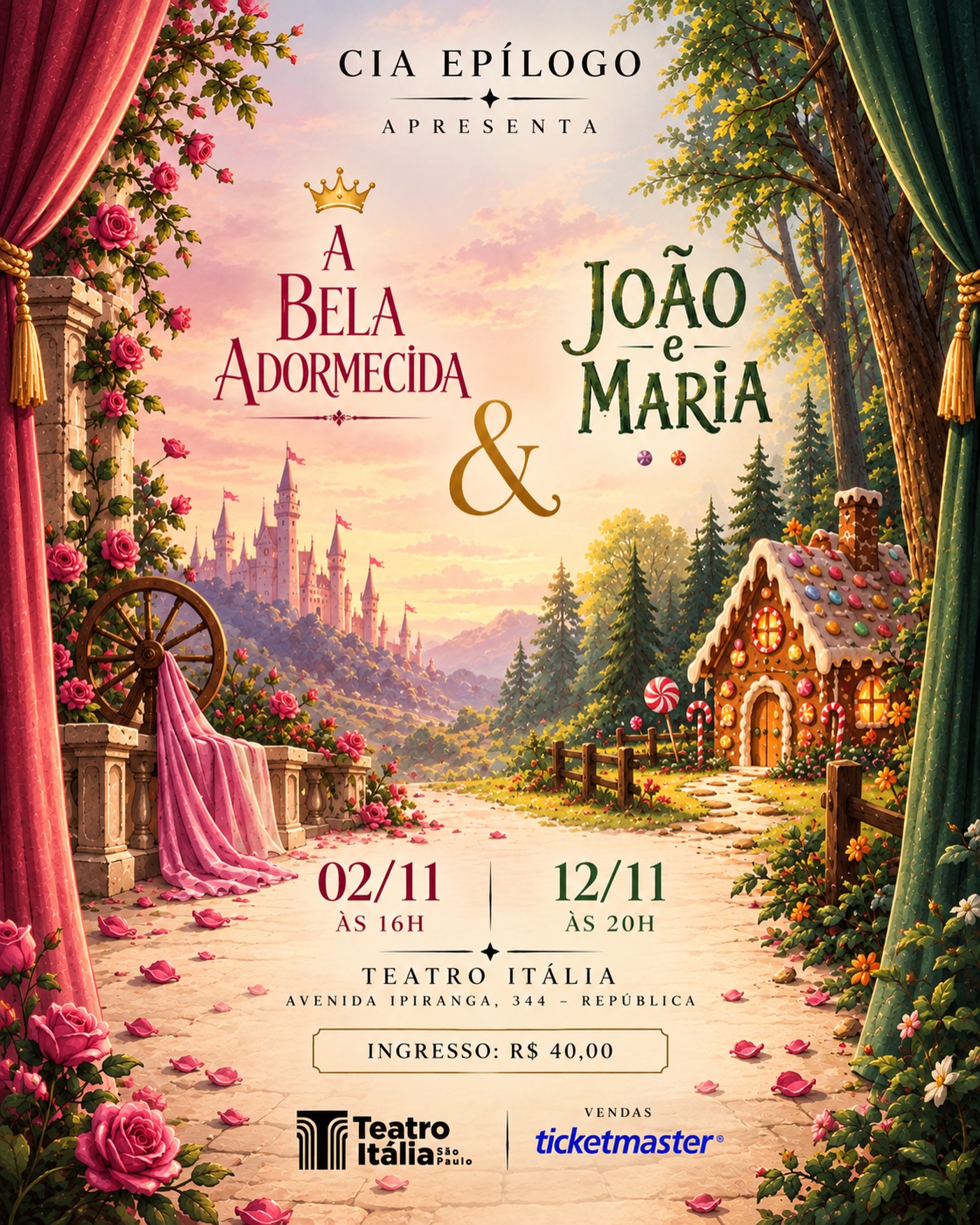 A Bela Adormecida e João e Maria