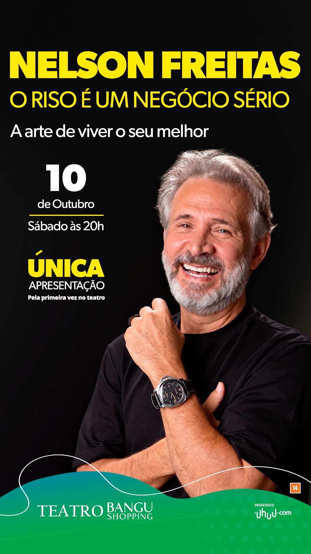 O Riso É Um Negócio Sério — Teatro Bangu Shopping, Rio de Janeiro