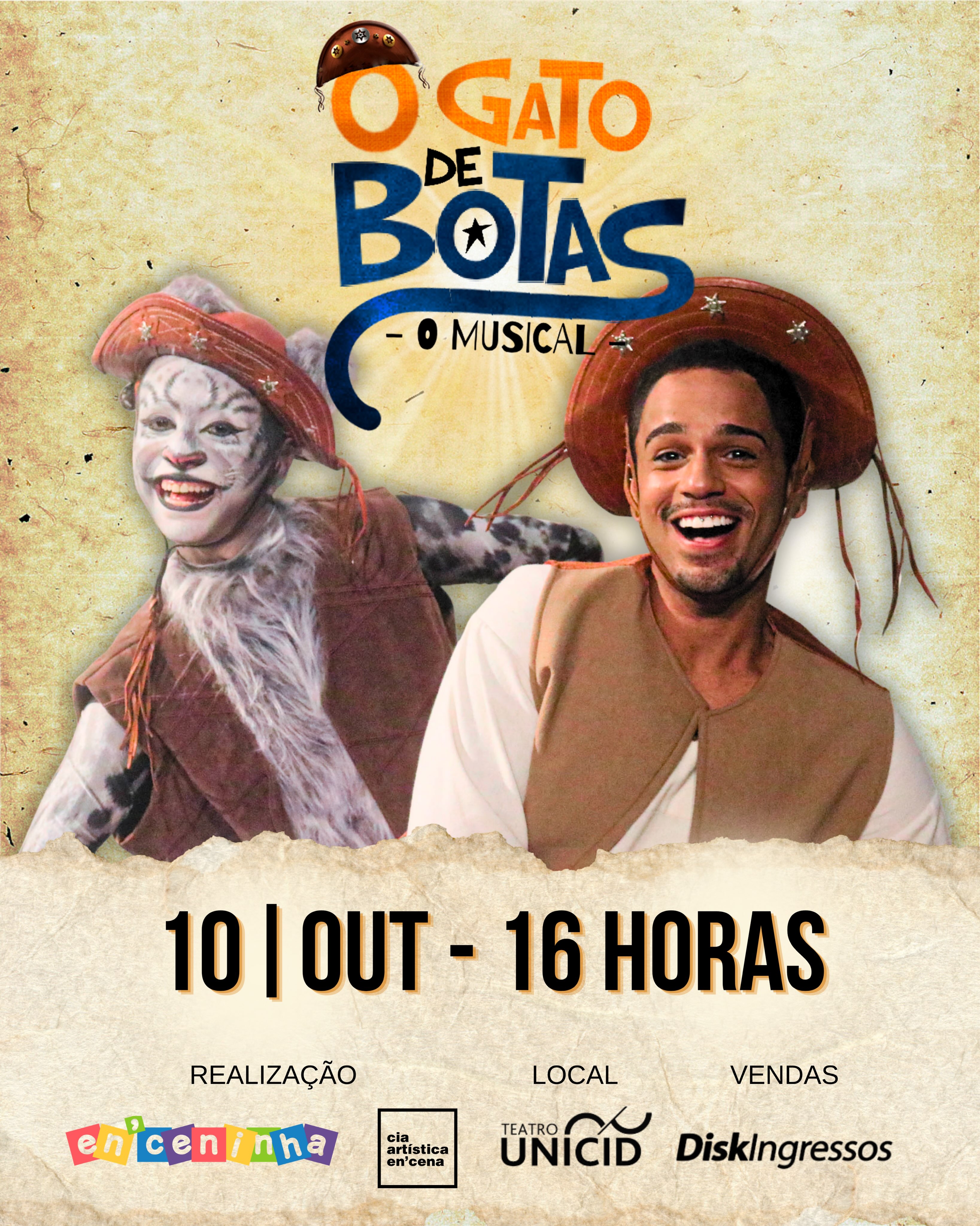 Musical Gato de Botas