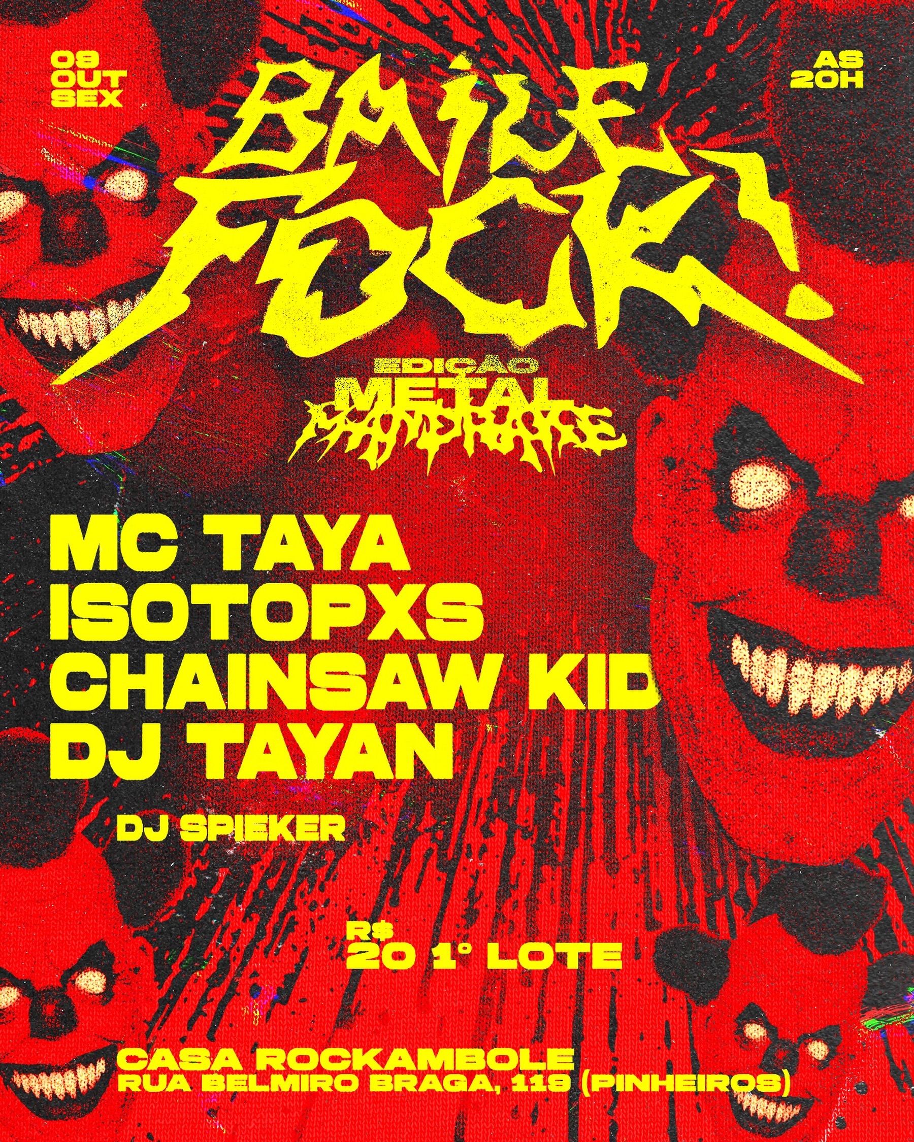 Baile Fock - Edição Especial Metal Mandrake — Casa Rockambole