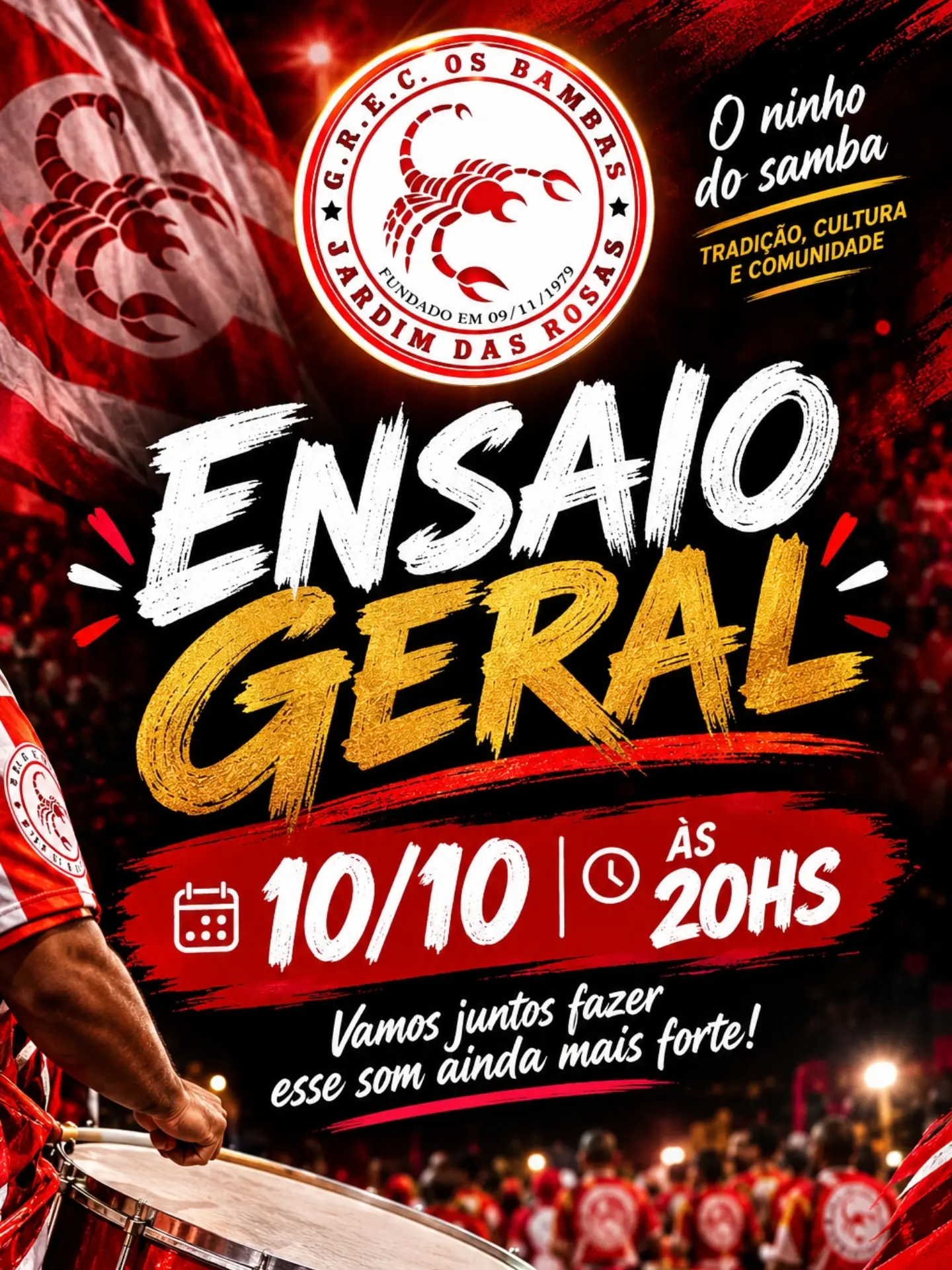 Ensaio Geral rumo ao Carnaval 2027 - G.R.E.C. Os Bambas — G.R.E.C OS BAMBAS, Capão Redondo, São Paulo