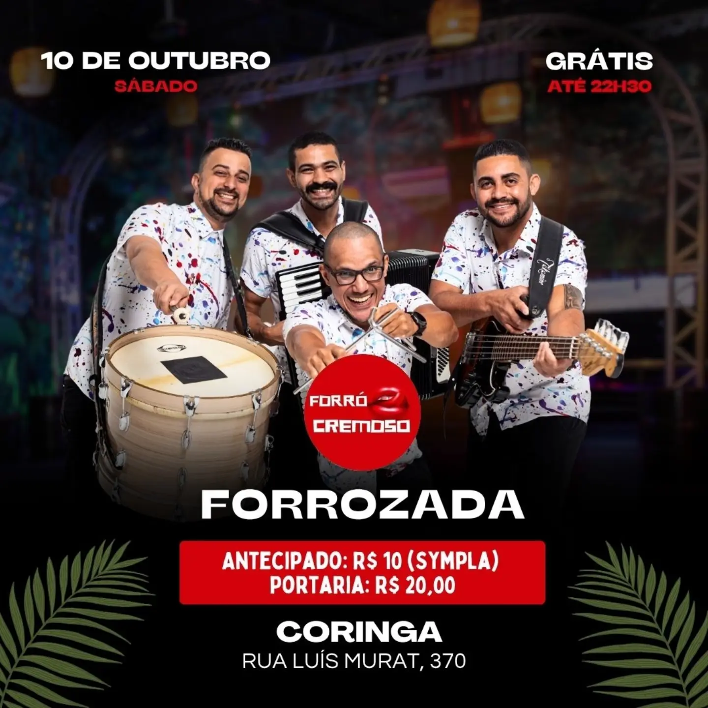 Forró Cremoso — Coringa, Pinheiros, São Paulo