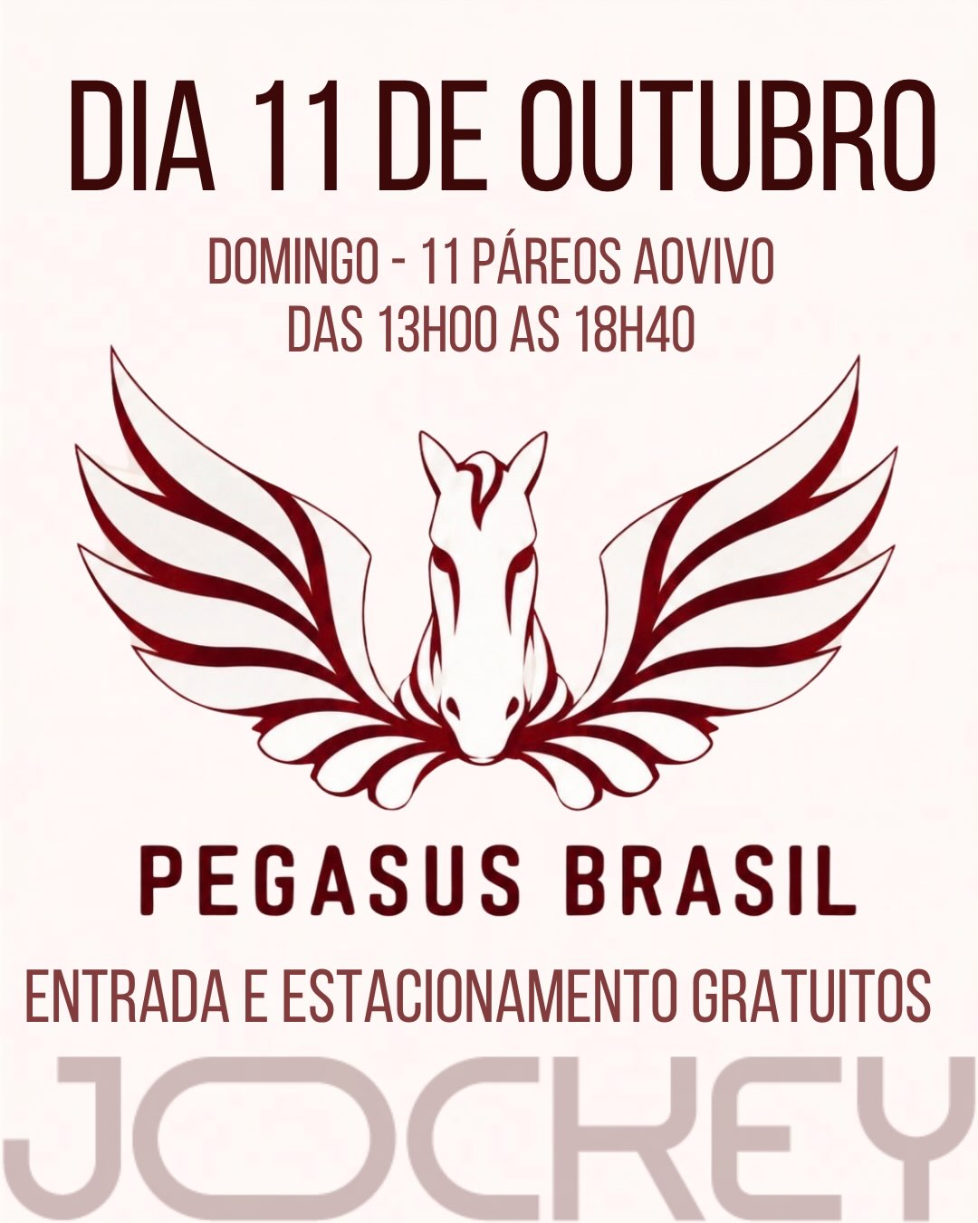 Festival Pagasus Brasil 2026 — Jockey Club do Paraná, Tarumã, Curitiba