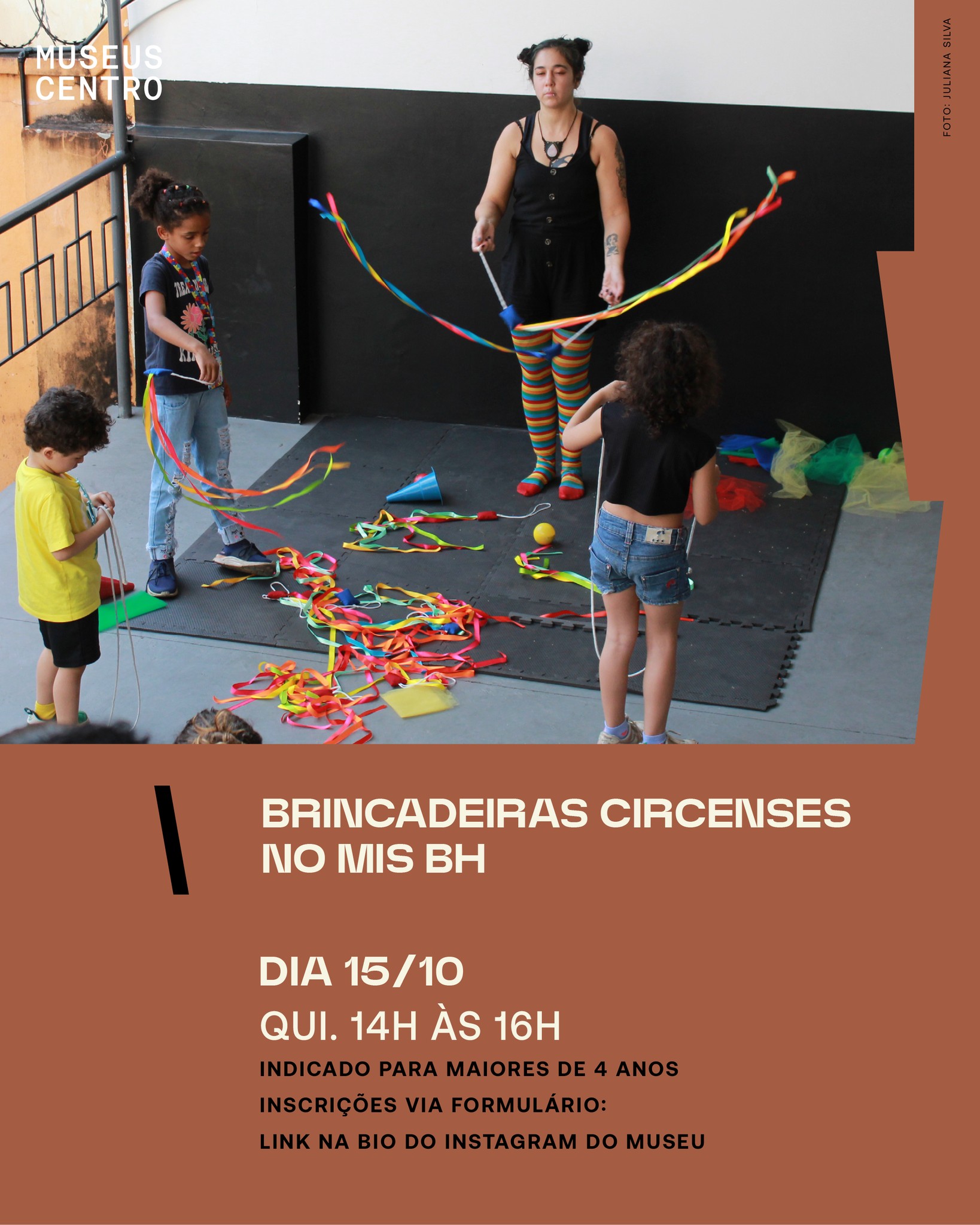 Oficina: Brincadeiras Circenses no MIS BH