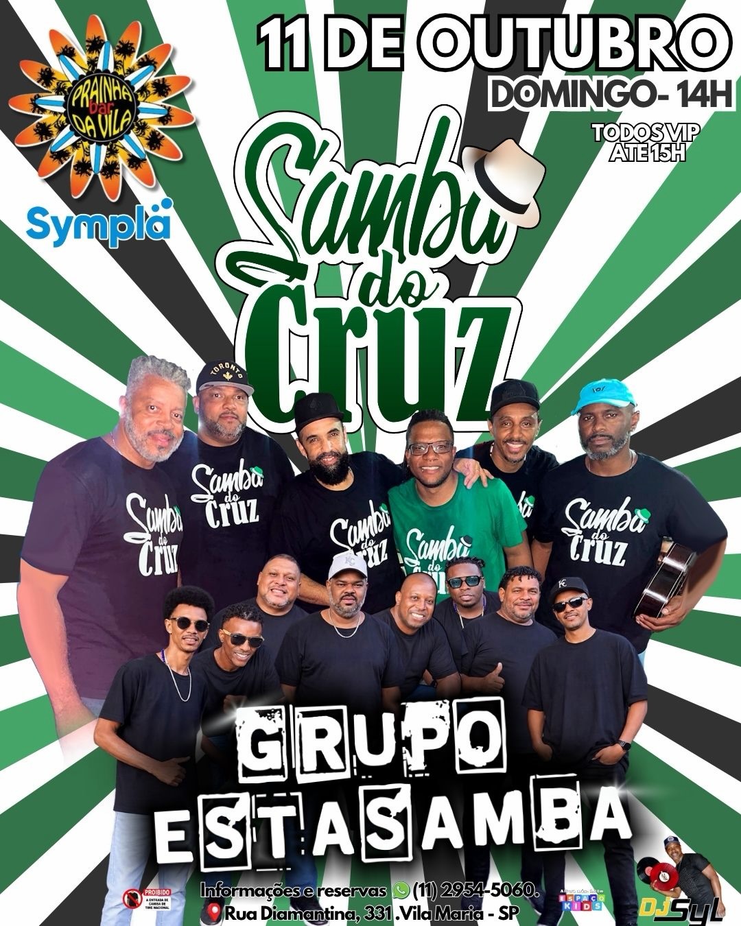 Samba do Cruz — Prainha da Vila Bar, Vila Maria, São Paulo
