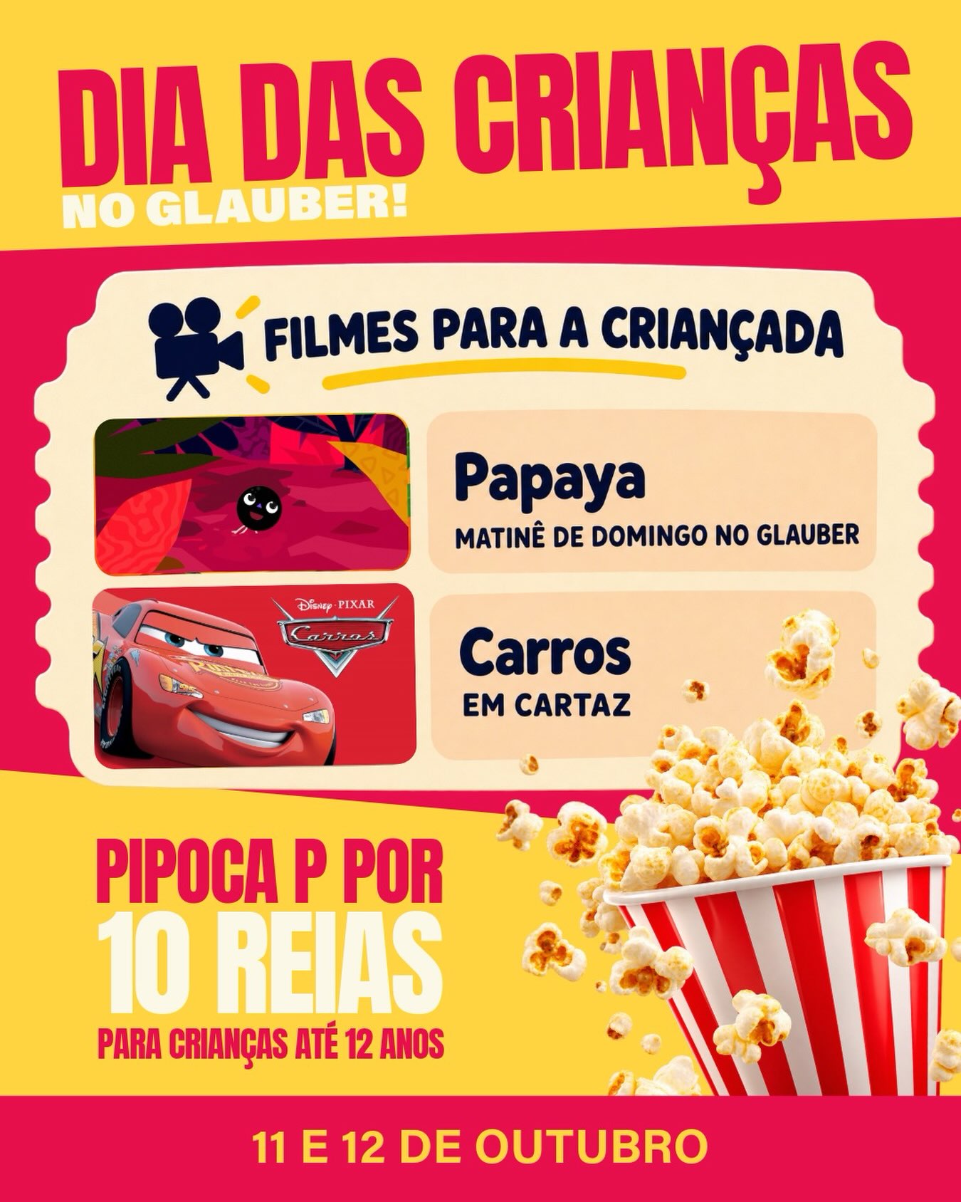 CARROS - Sessão Especial 20 Anos — Cine Glauber Rocha, Centro (Praça Castro Alves), Salvador