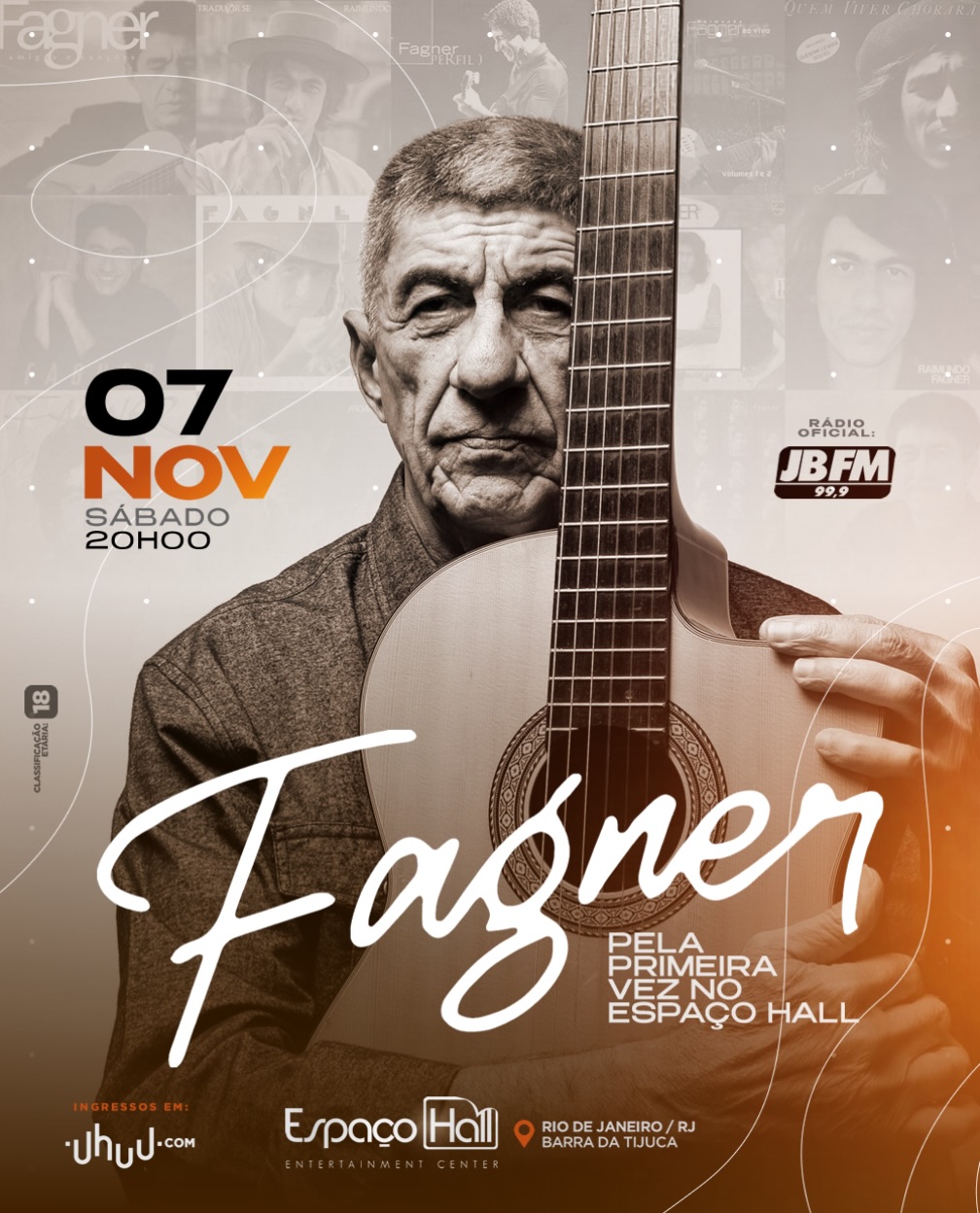 Fagner Raimundo no Espaço Hall — Espaço Hall, Barra da Tijuca, Rio de Janeiro