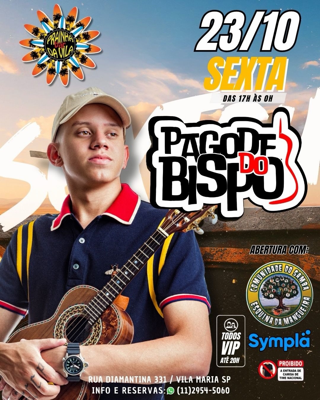 Pagode do Thiago Bispo - Esquina da Mangueira — Prainha da Vila Bar, Vila Maria, São Paulo