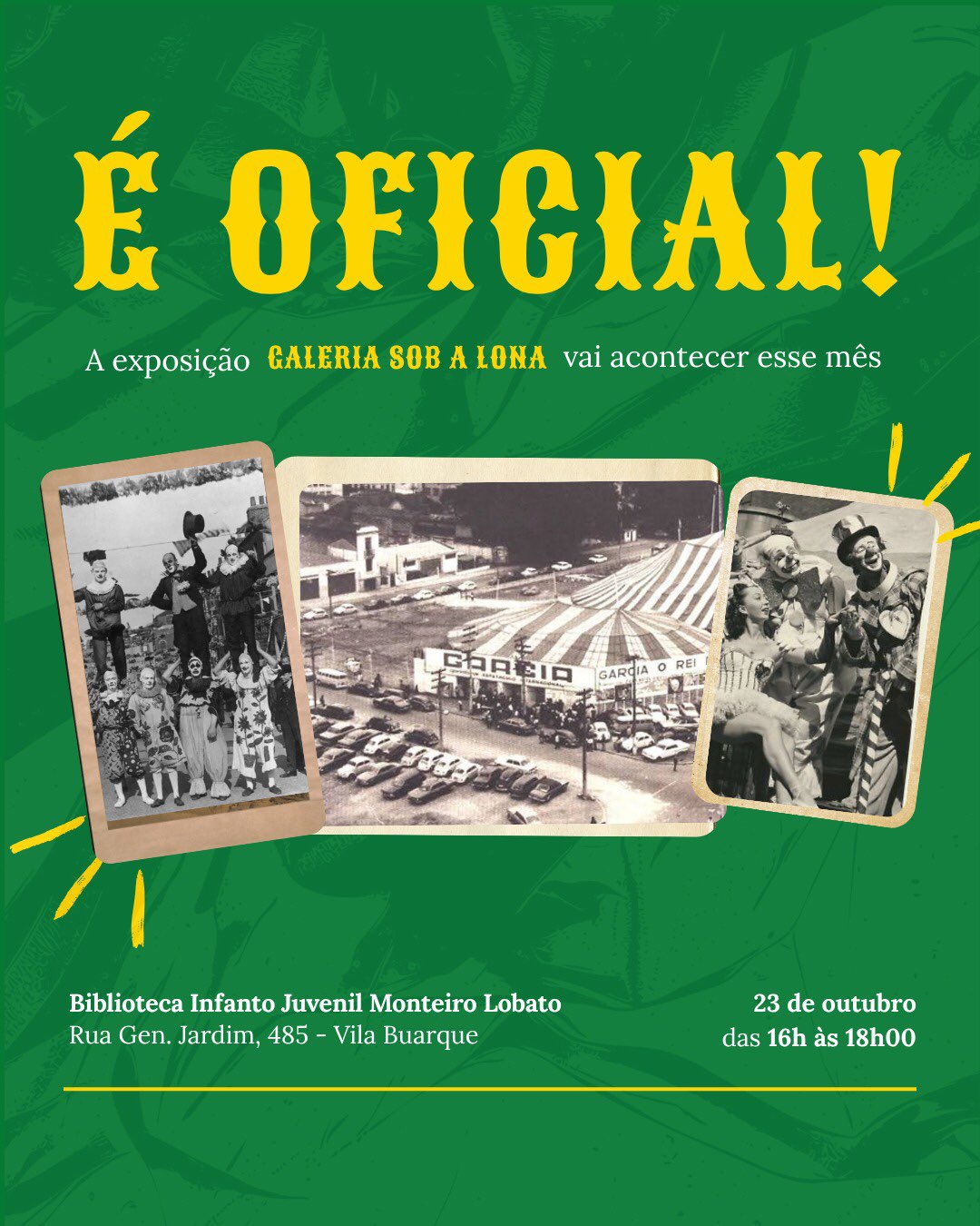 Exposição Galeria Sob a Lona