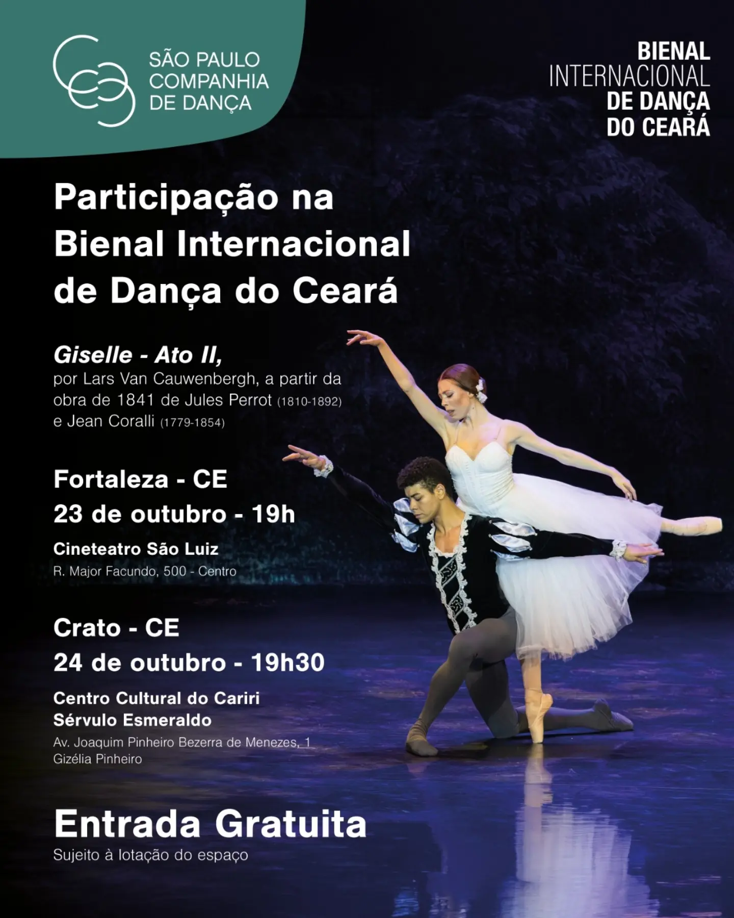 X Bienal Internacional de Dança do Ceará | Fortaleza - Giselle (2º ato) — Cia de Dança, Bom Retiro, São Paulo