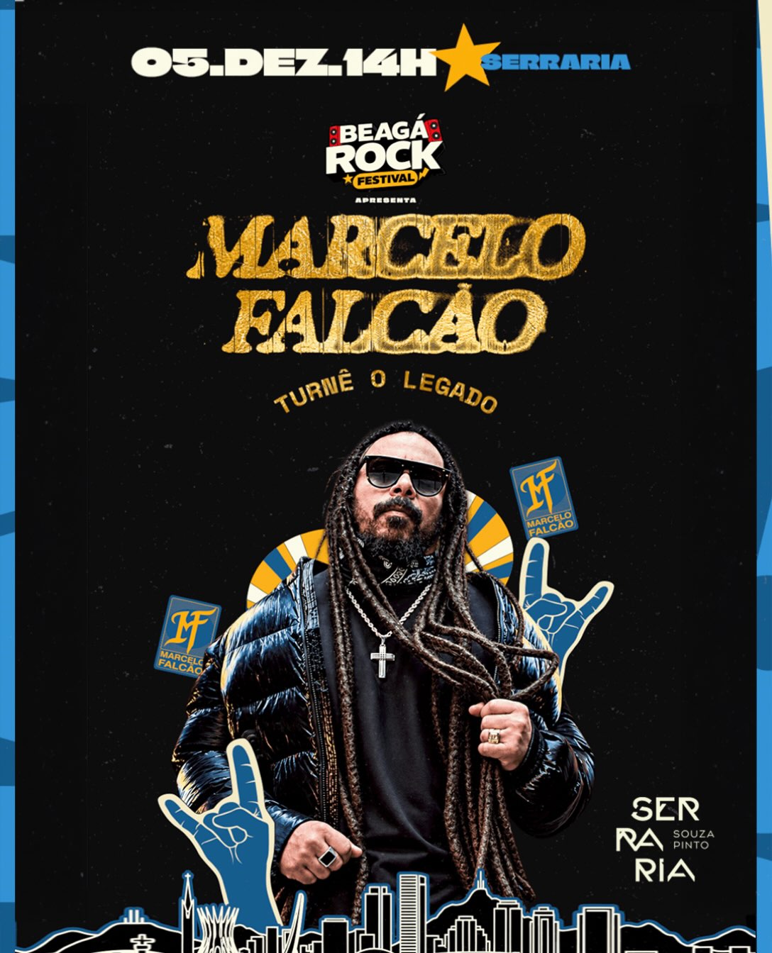 Beagá Rock Festival - Marcelo Falcão — Serraria Souza Pinto, Centro, Belo Horizonte