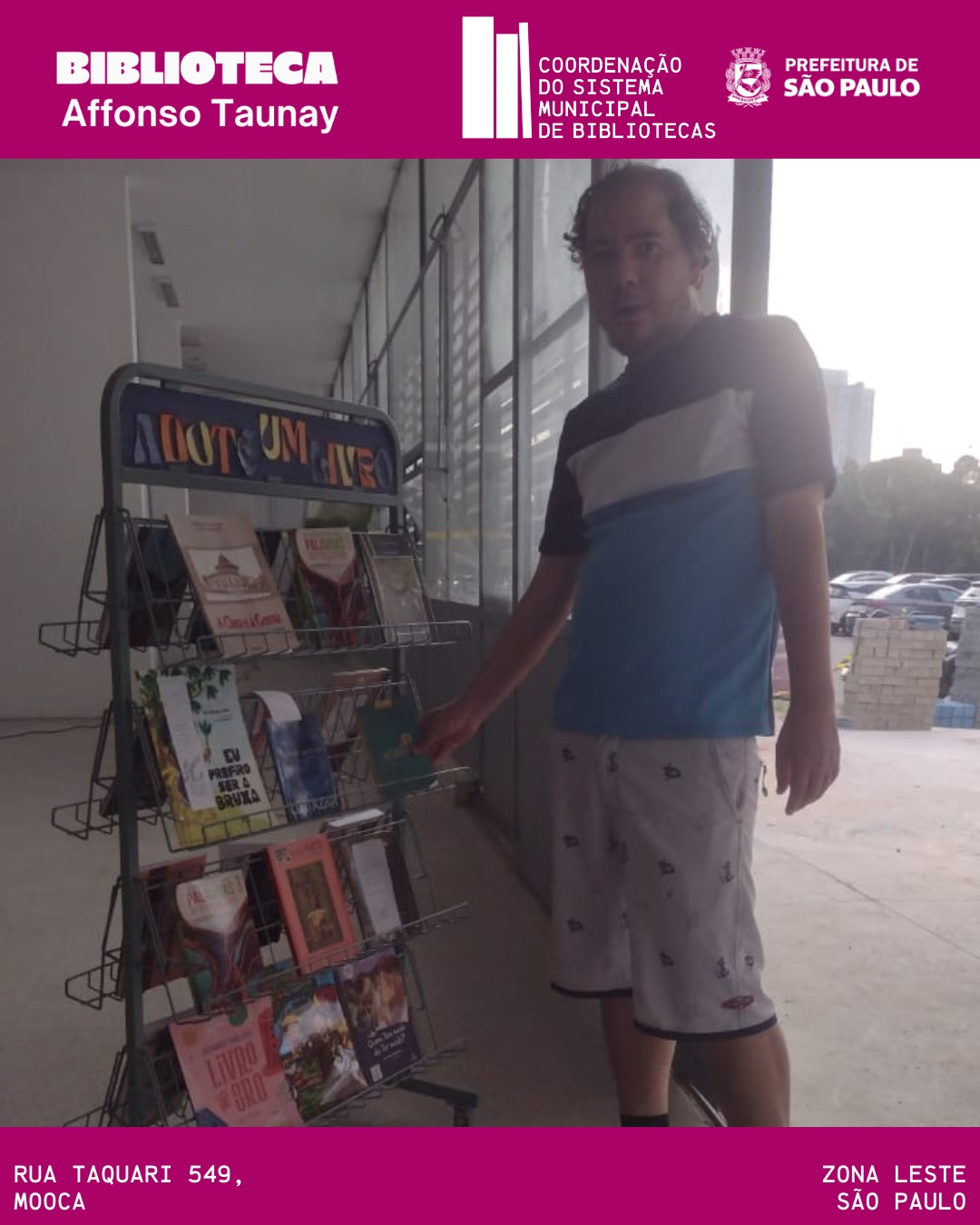 Doação de Livros na Taunay — Biblioteca Affonso Taunay, Mooca, São Paulo