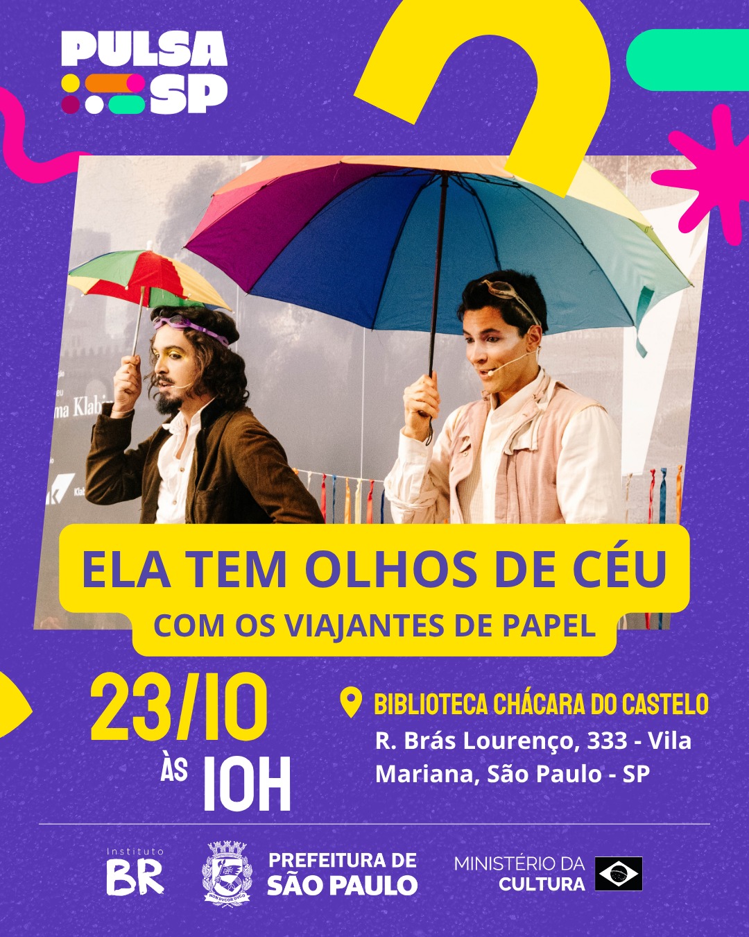 Contação de Histórias: Ela Tem Olhos de Céu