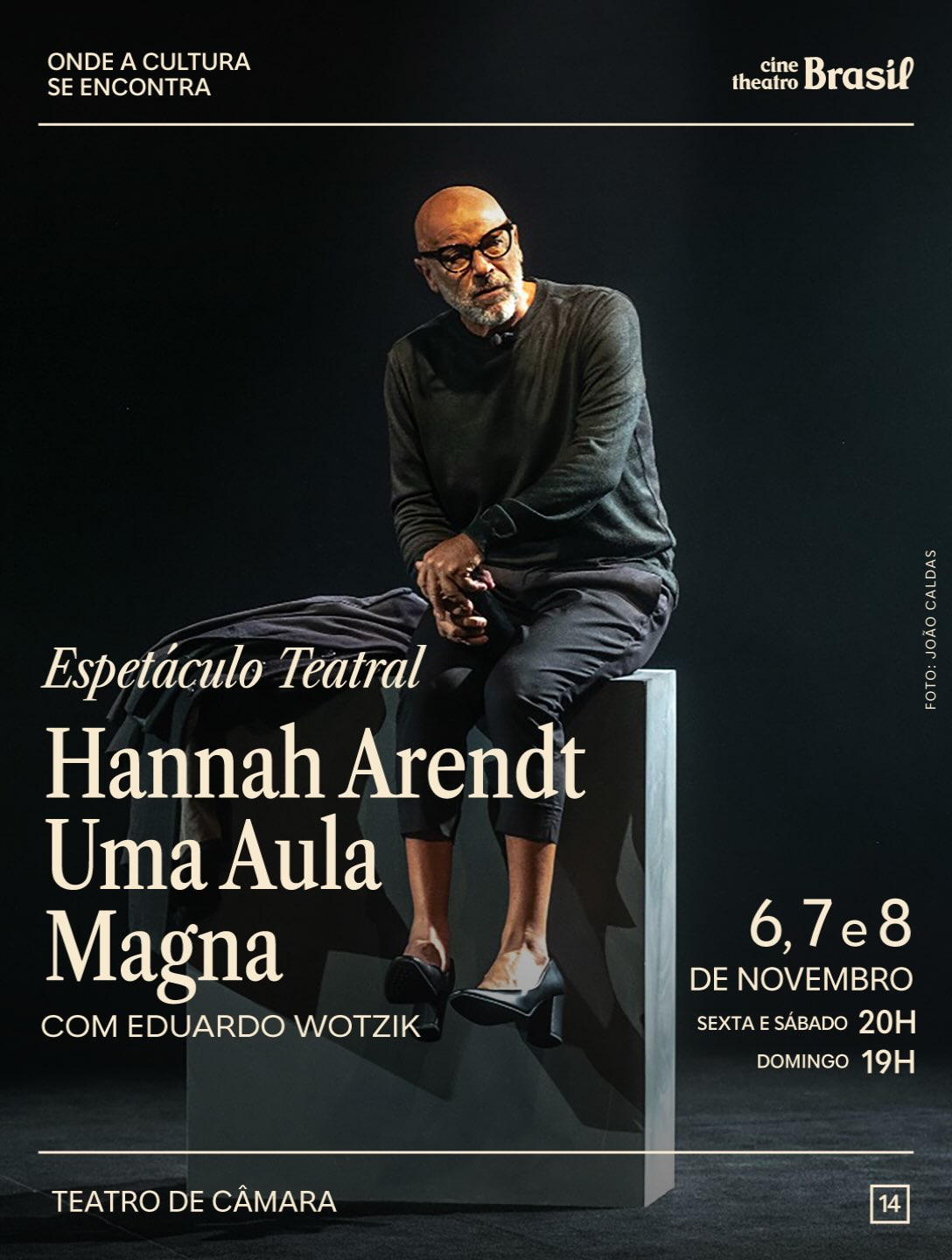 Hannah Arendt – Uma Aula Magna — Cine Theatro Brasil Vallourec, Centro, Belo Horizonte