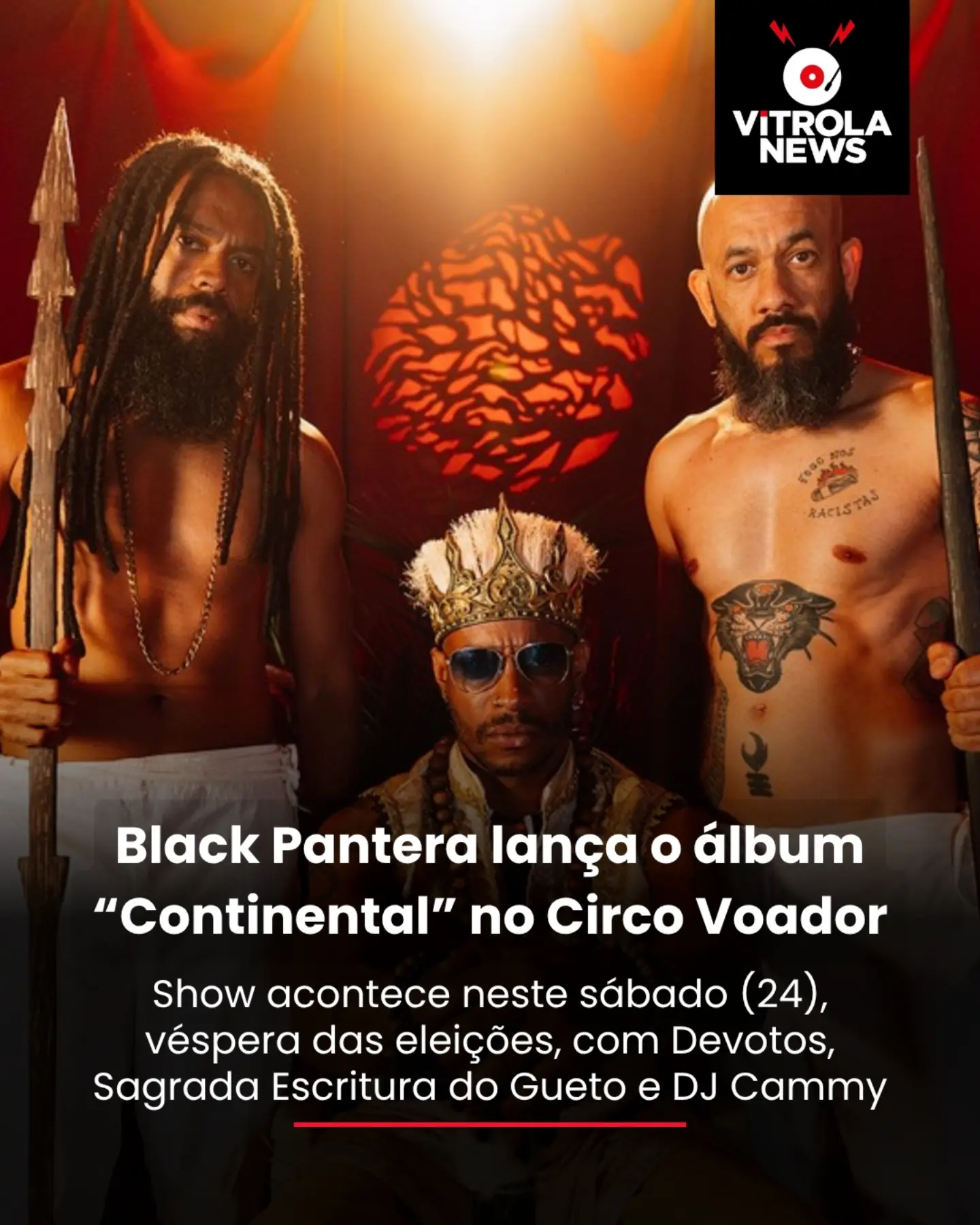 Black Pantera no Circo Voador