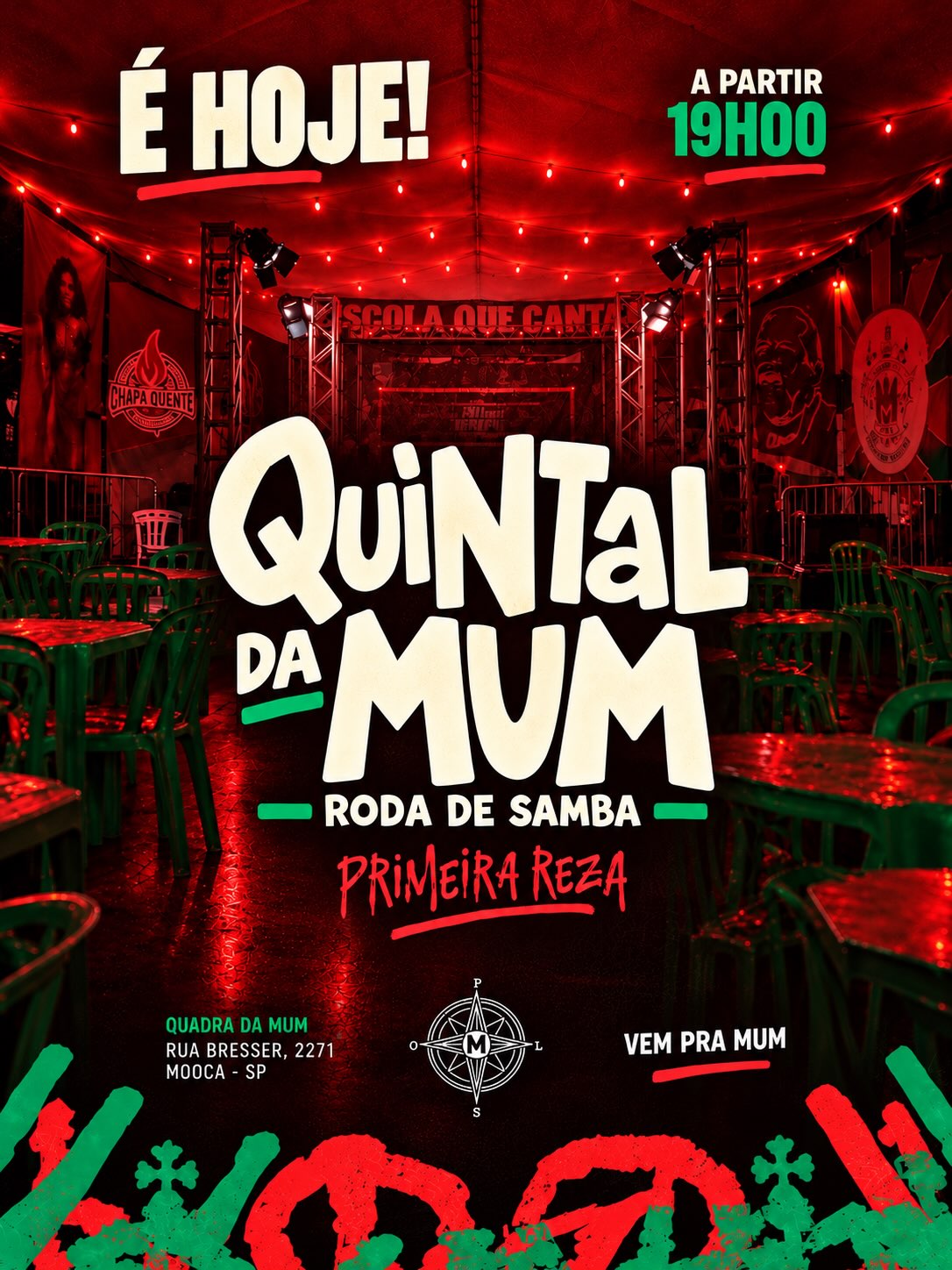 Primeira Reza do Quintal da MuM