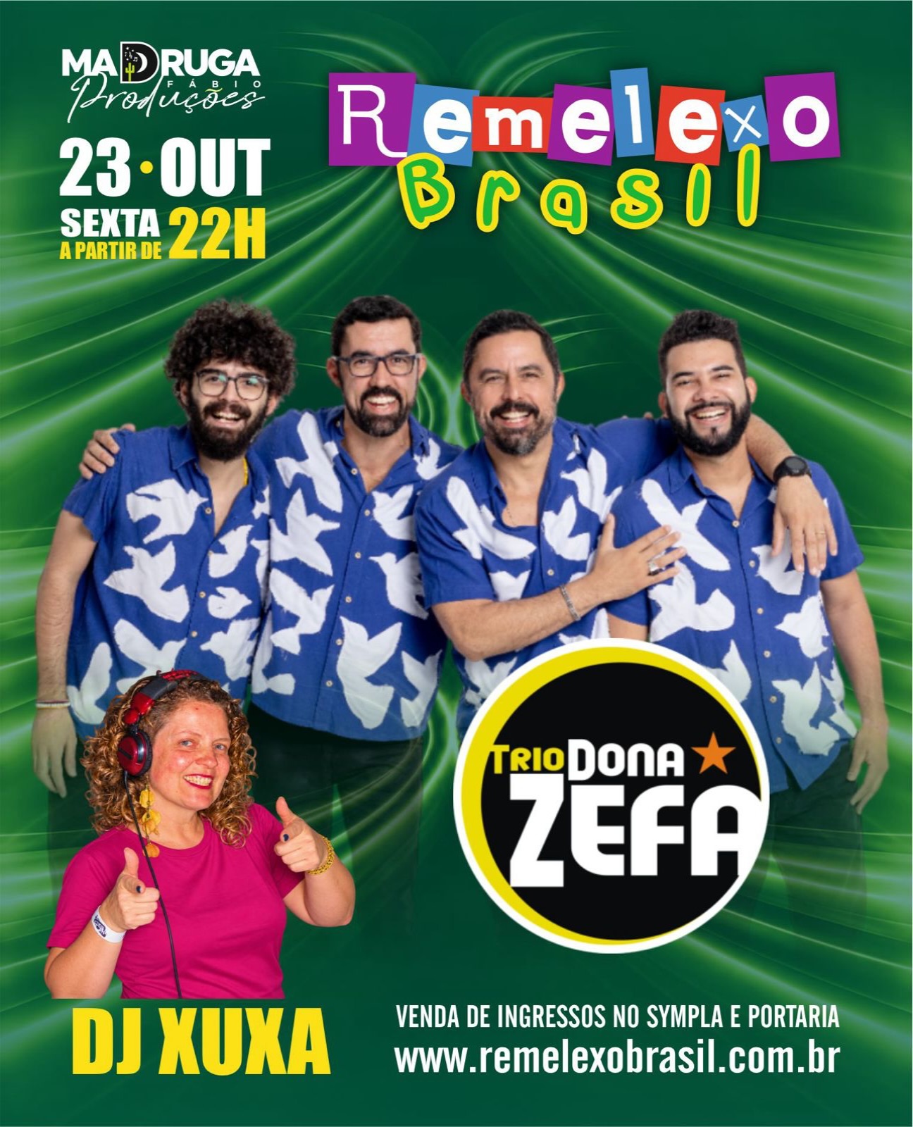 Forró no Remelexo Brasil com Trio do Nazefa e DJ Xuxa