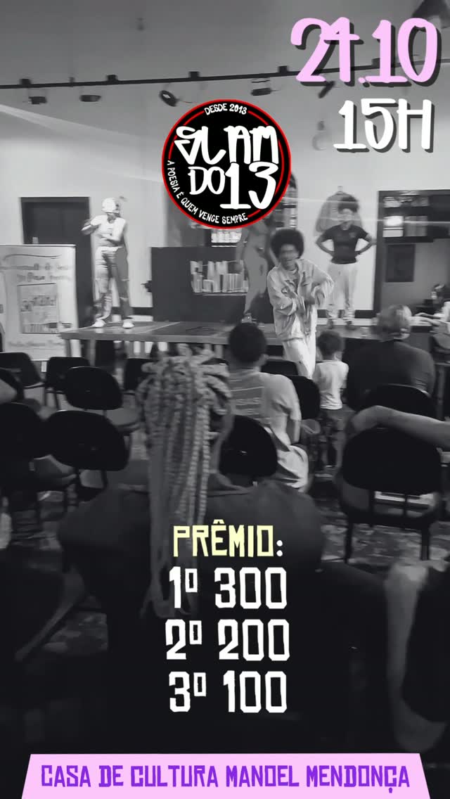Slam do 13 - Edição Especial — Slam do 13, Santo Amaro, São Paulo