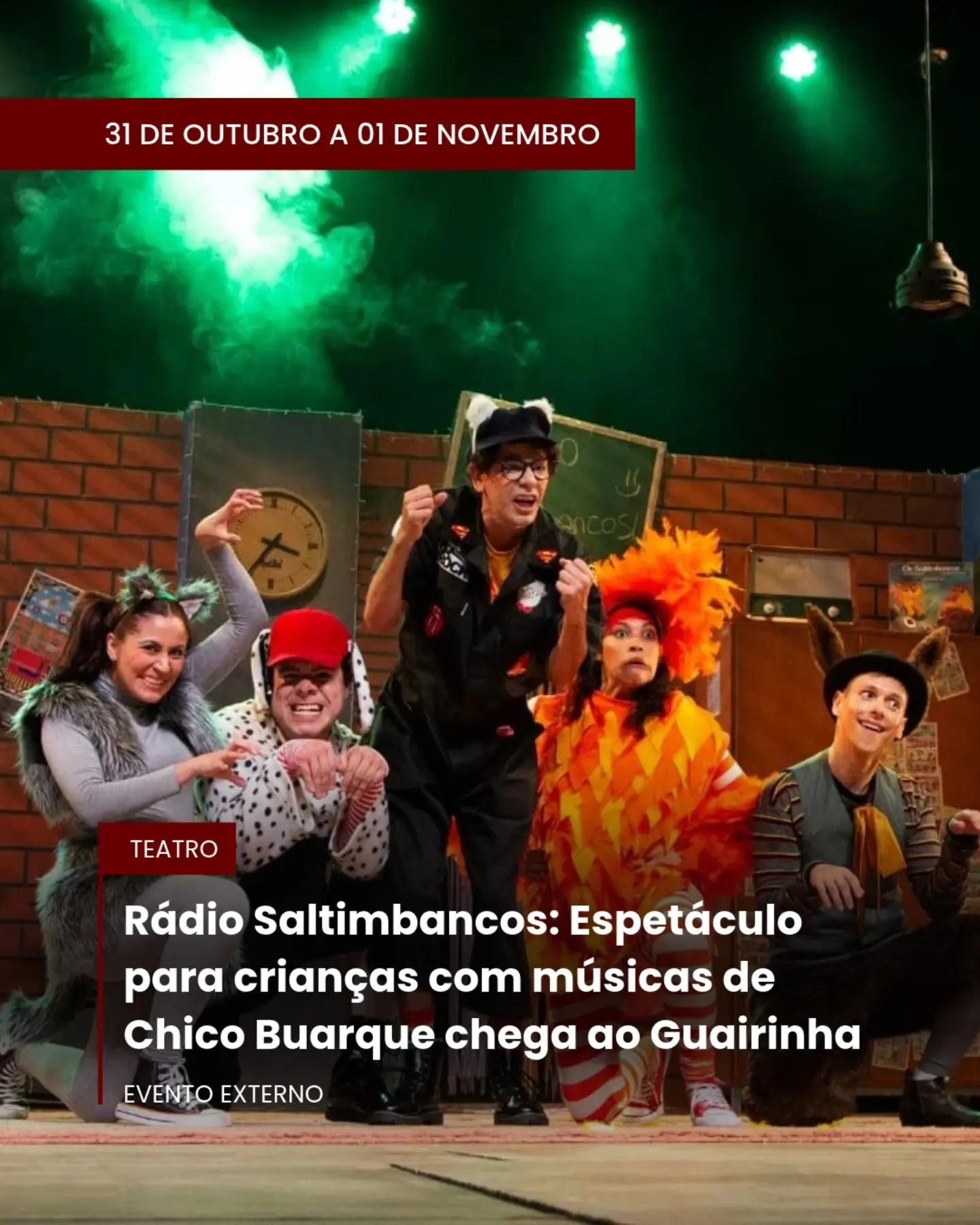Rádio Saltimbancos — Teatro Guaíra, Centro, Curitiba