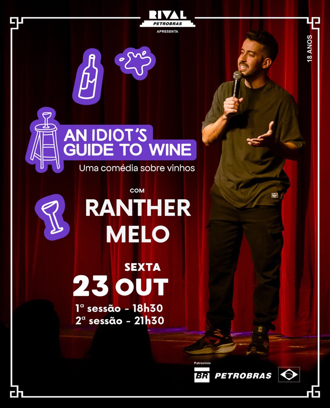 An Idiot's Guide to Wine — Teatro Rival Petrobras, Cinelândia, Rio de Janeiro