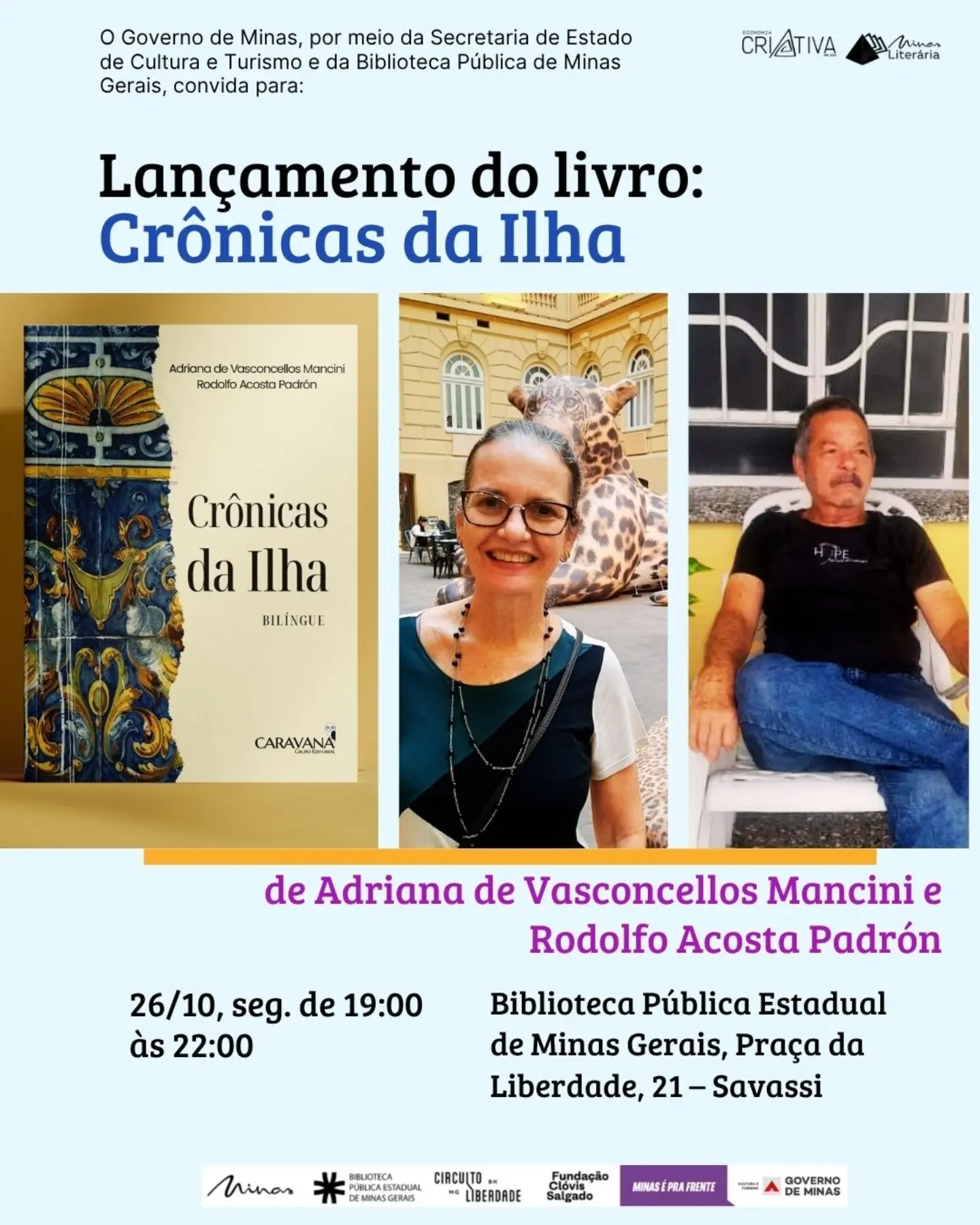 Noite especial para celebrar a literatura contemporânea — Biblioteca Pública Estadual de Minas Gerais, Funcionários, Belo Horizonte
