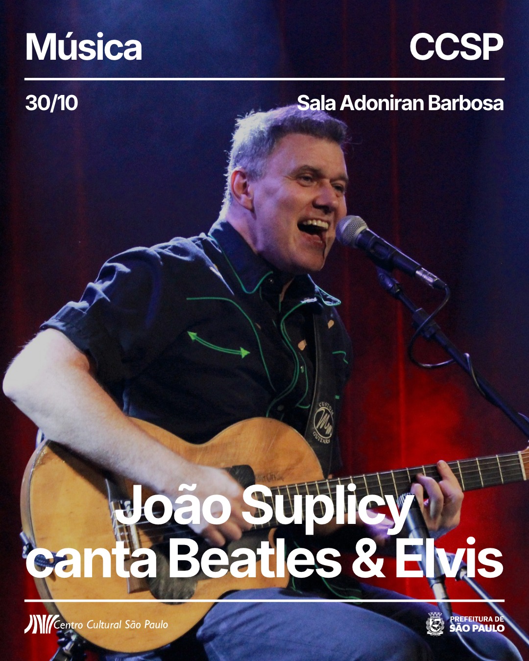 João Suplicy interpreta Elvis Presley - Show Intimista