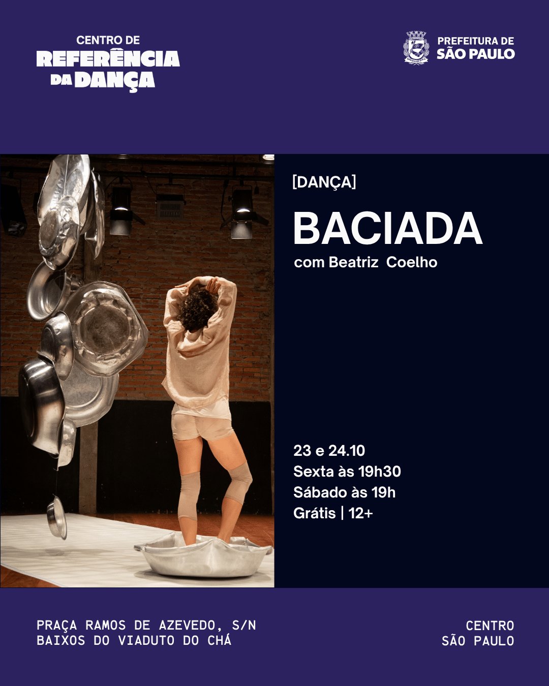 BACIADA — Centro de Referência da Dança, República, São Paulo