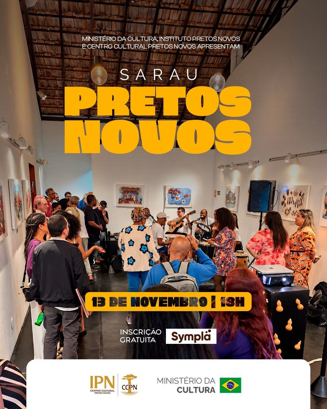 15º Sarau Pretos Novos e Oficina Gastronômica Afro-brasileira — Instituto Pretos Novos, Gamboa, Rio de Janeiro