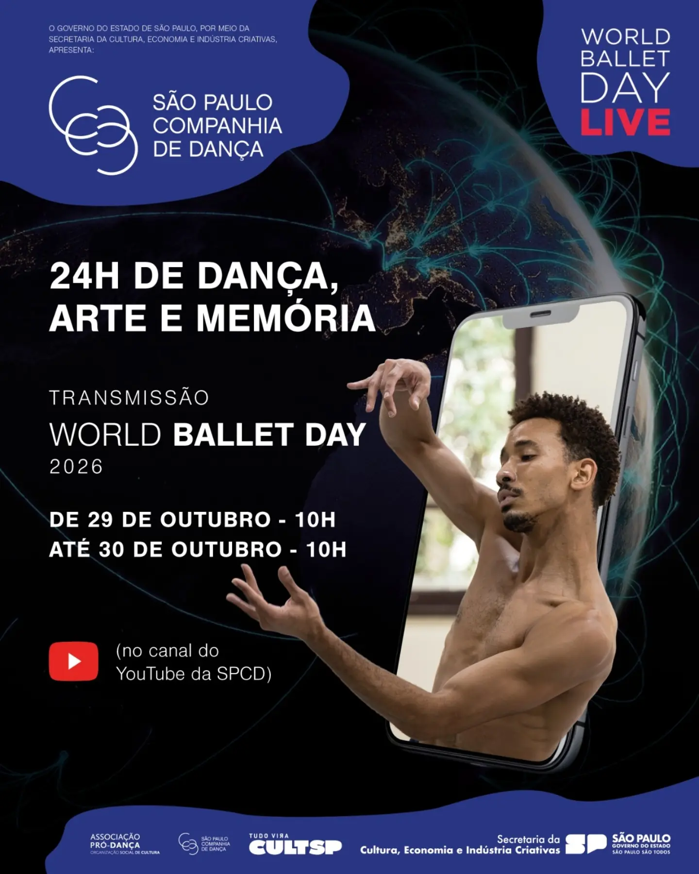 World Ballet Day 2026 - São Paulo Companhia de Dança — Cia de Dança, Bom Retiro, São Paulo