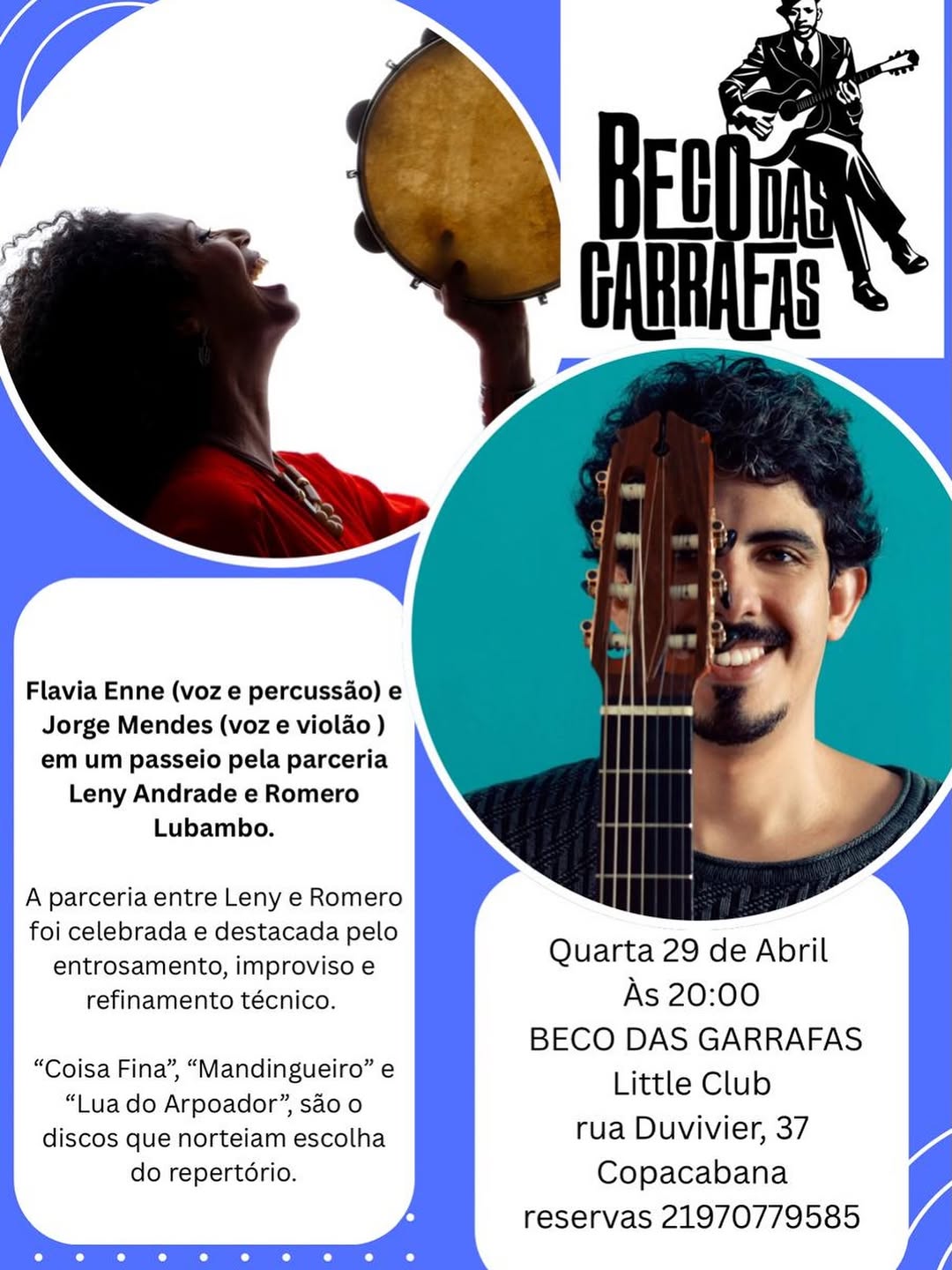 Sessão Dupla com Flavia Enneoficial e Jorge Mendes