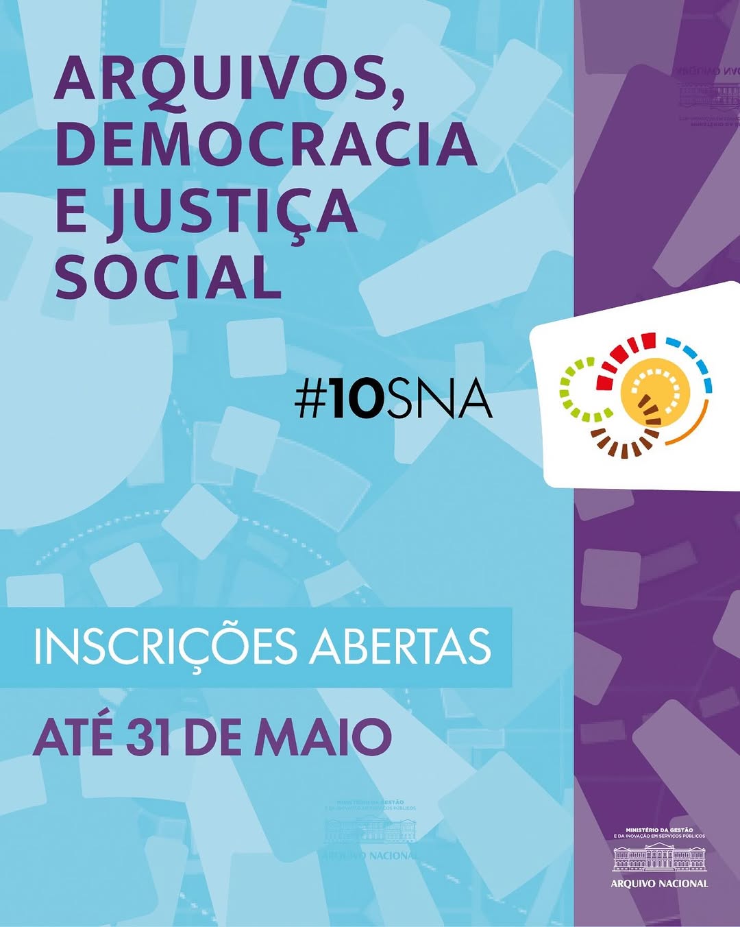 10ª Semana Nacional de Arquivos — Arquivo Nacional, Centro, Rio de Janeiro