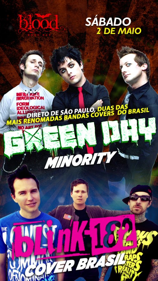 Minority Green Day Cover e Blink 182 Cover Brasil
