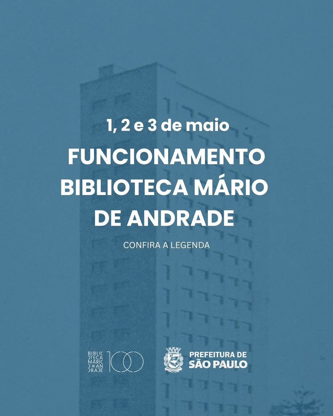Funcionamento Feriado Dia do Trabalhador - Áreas Comuns